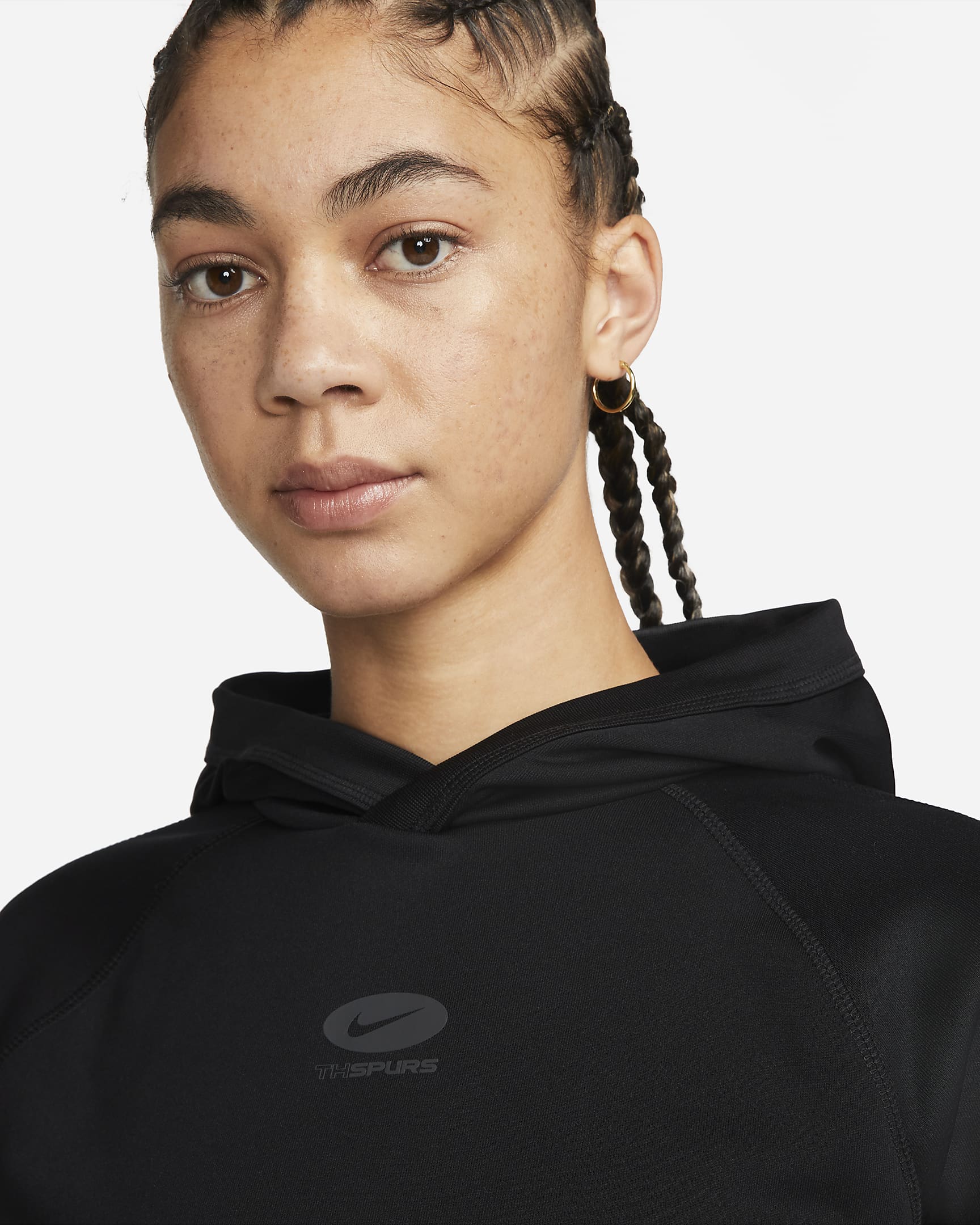 Tottenham Hotspur Women's Nike Dri-FIT Pullover Hoodie. Nike GB