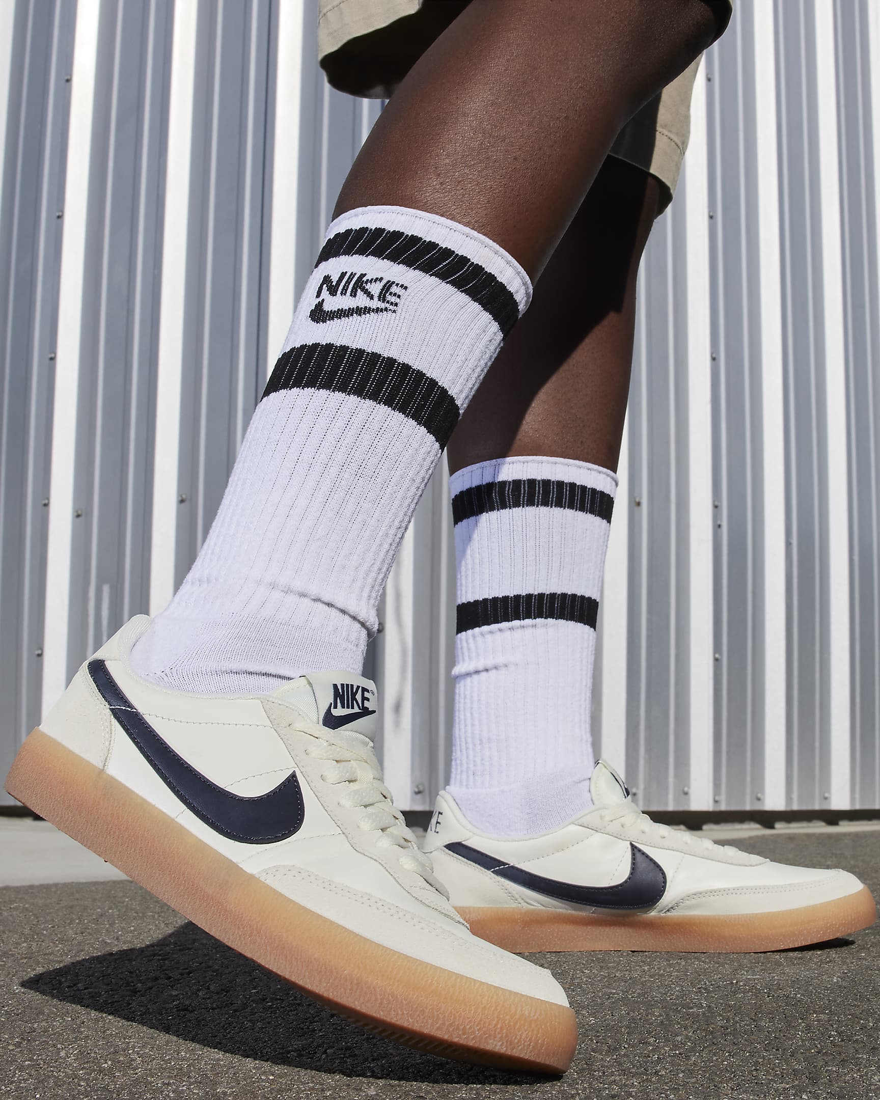 Nike Killshot 2 damesschoenen - Sail/Gum Yellow/Oil Grey