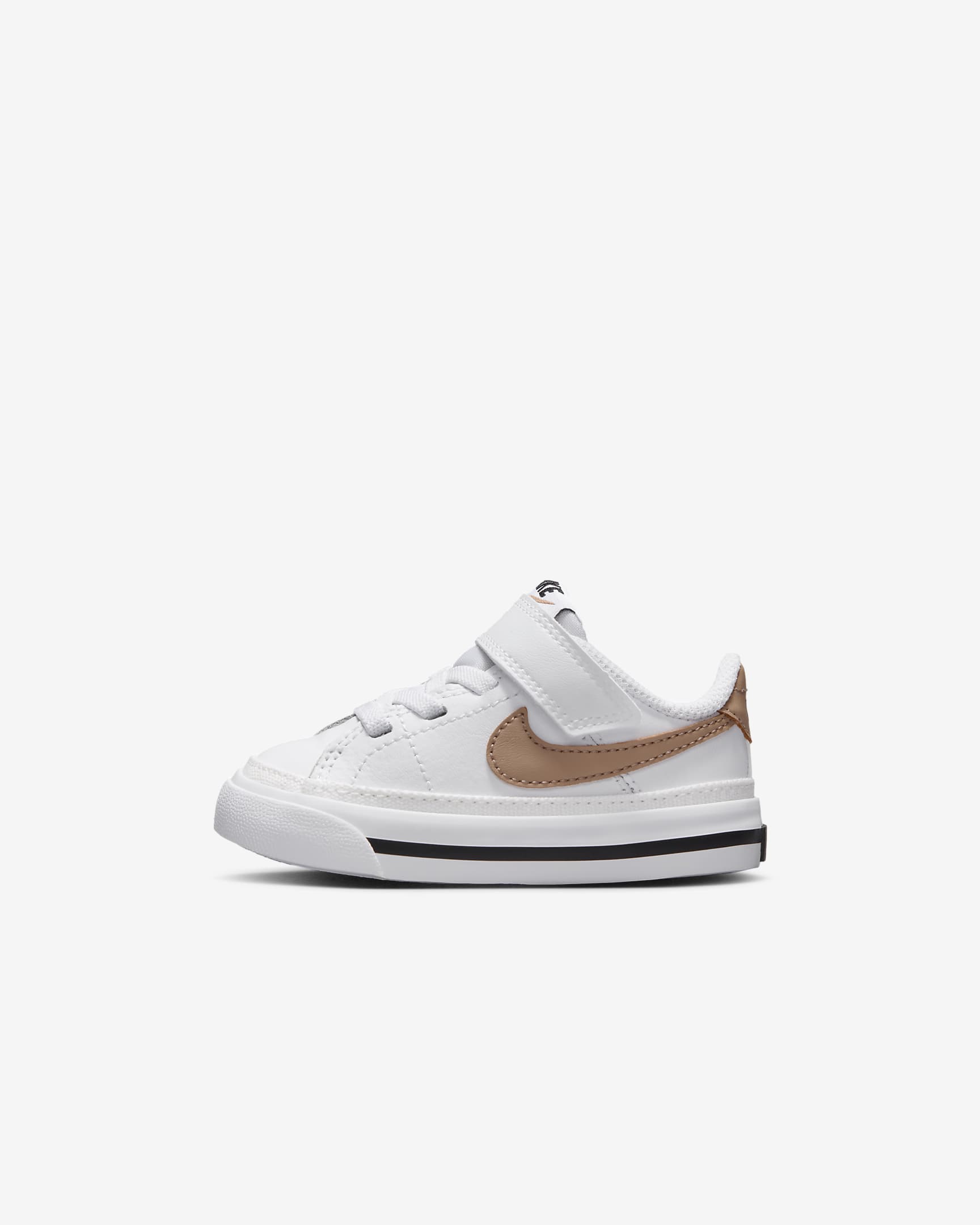 NikeCourt Legacy Baby/Toddler Shoes - White/Black/Hemp