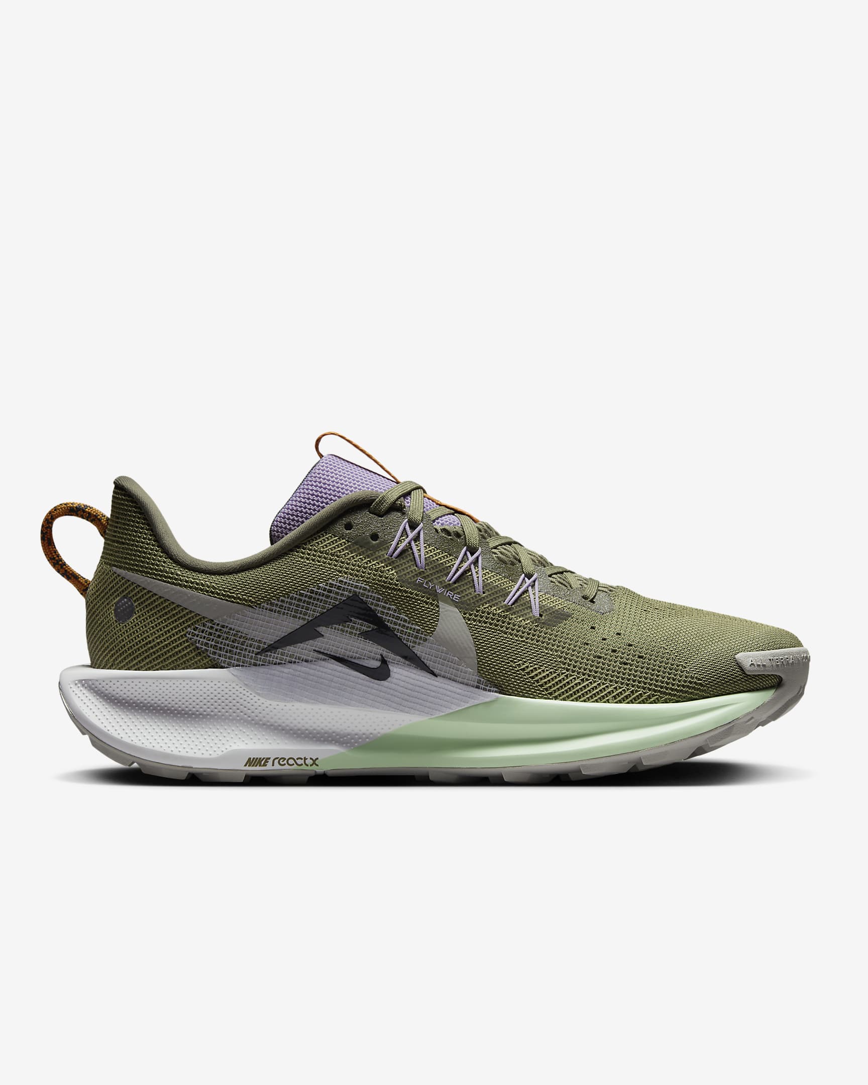 Sapatilhas de running para trilhos Nike Pegasus Trail 5 para homem - Medium Olive/Neutral Olive/Verde Vapor/Anthracite