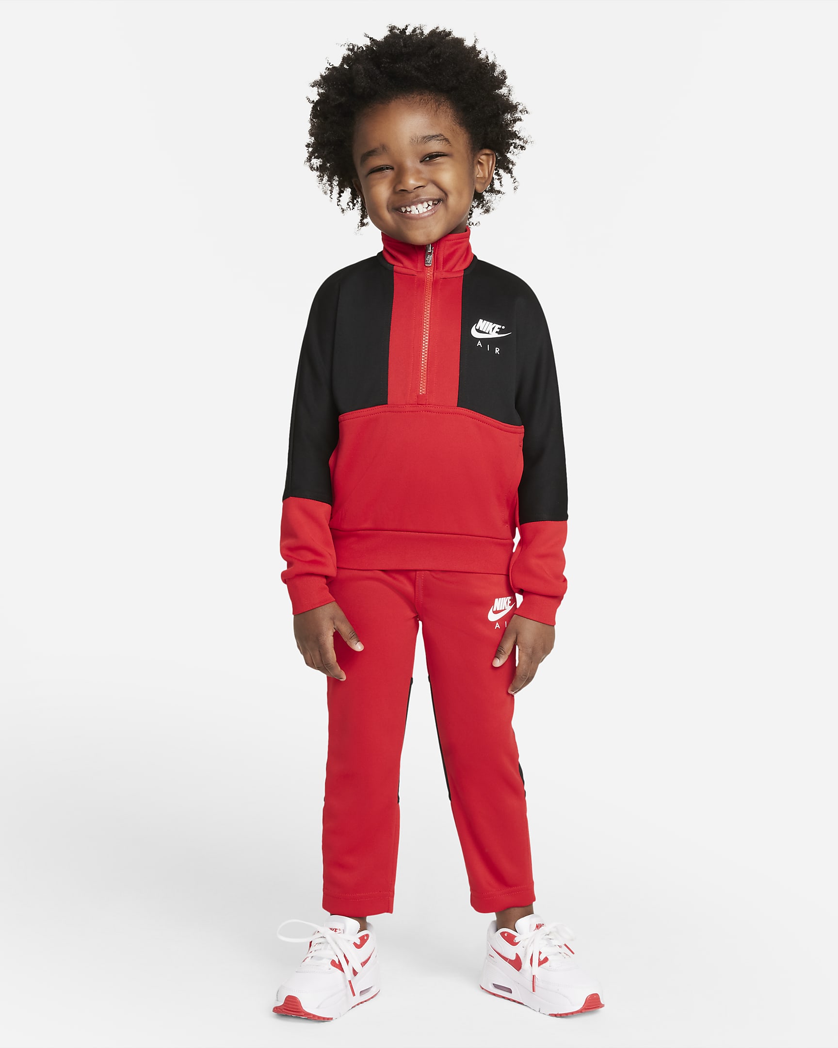 red nike tracksuit kids