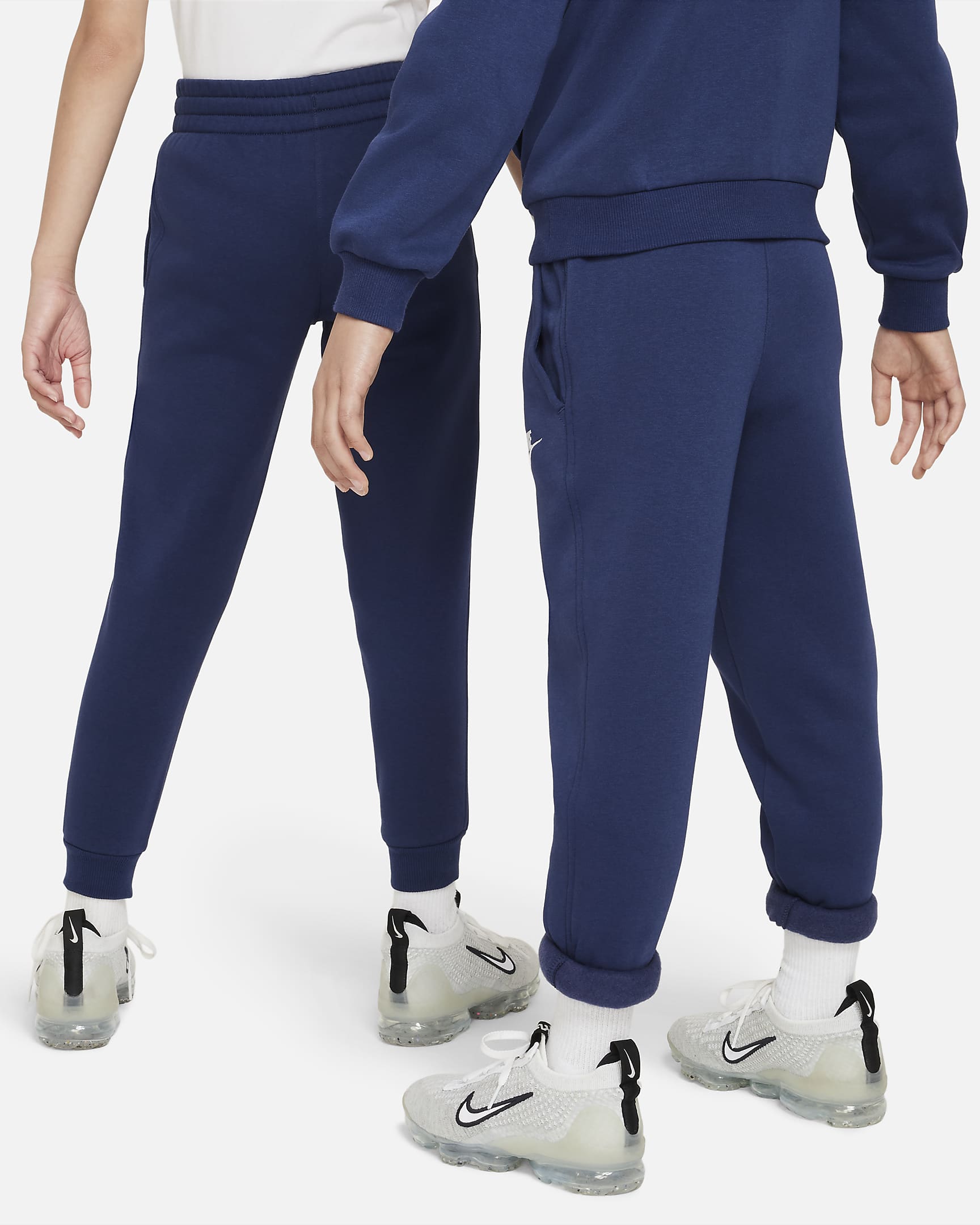 Nike Sportswear Club Fleece Pantalons jogger - Nen/a - Midnight Navy/Blanc