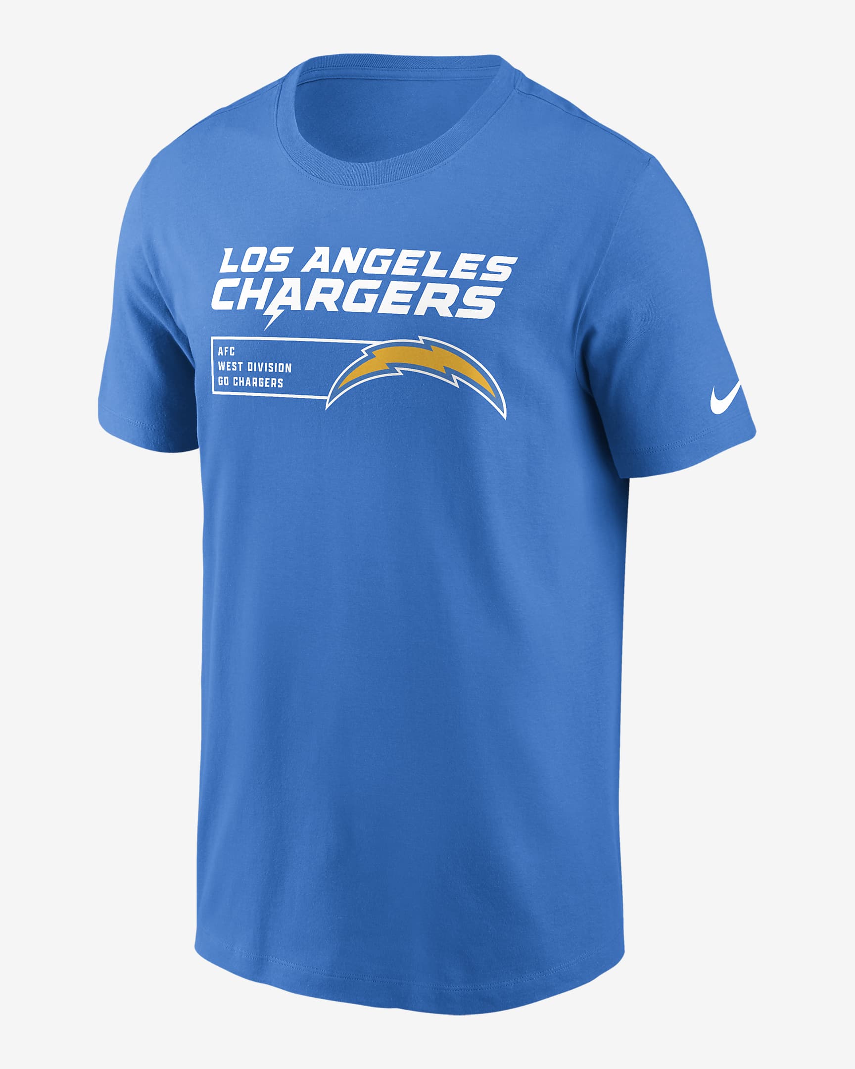 Playera Nike NFL para hombre Los Angeles Chargers Division Essential ...