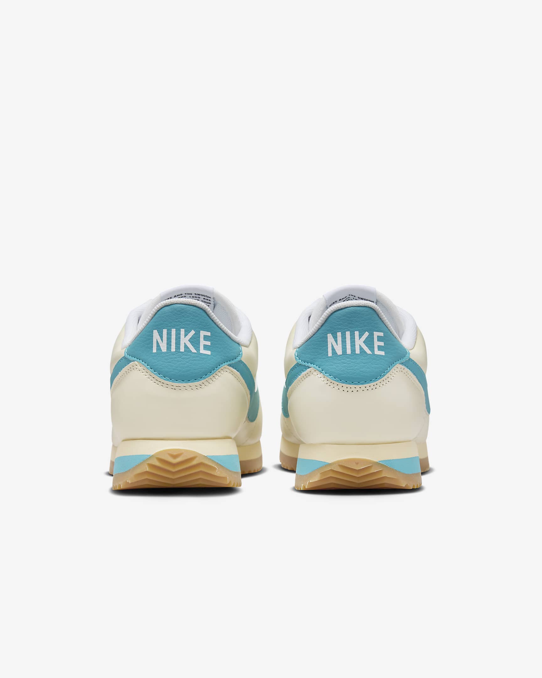 Nike Cortez 女鞋 - Coconut Milk/Gum Yellow/Pale Vanilla/Teal Nebula