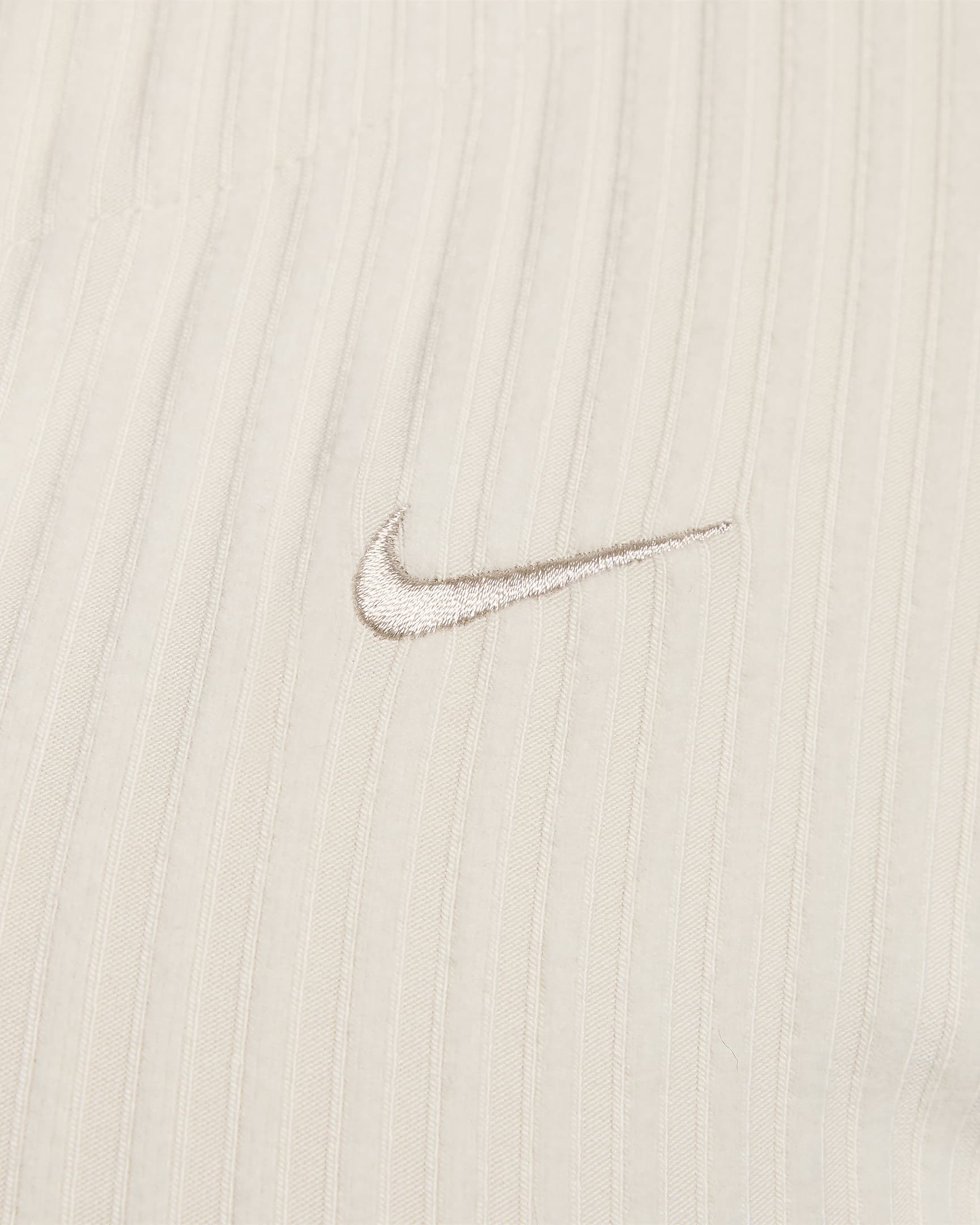 เสื้อคาร์ดิแกนซิปยาวทรงเข้ารูปผู้หญิง Nike Sportswear Chill Rib - Light Orewood Brown/Light Orewood Brown