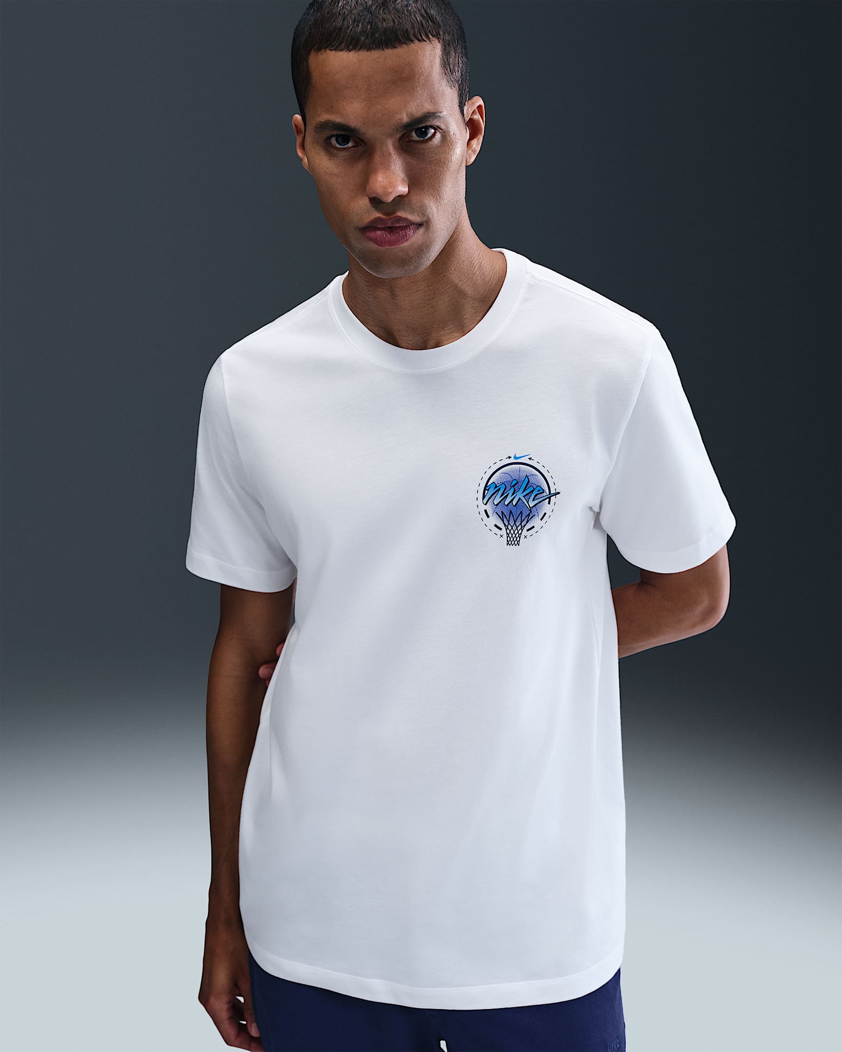 Nike Men's Basketball T-Shirt - White
