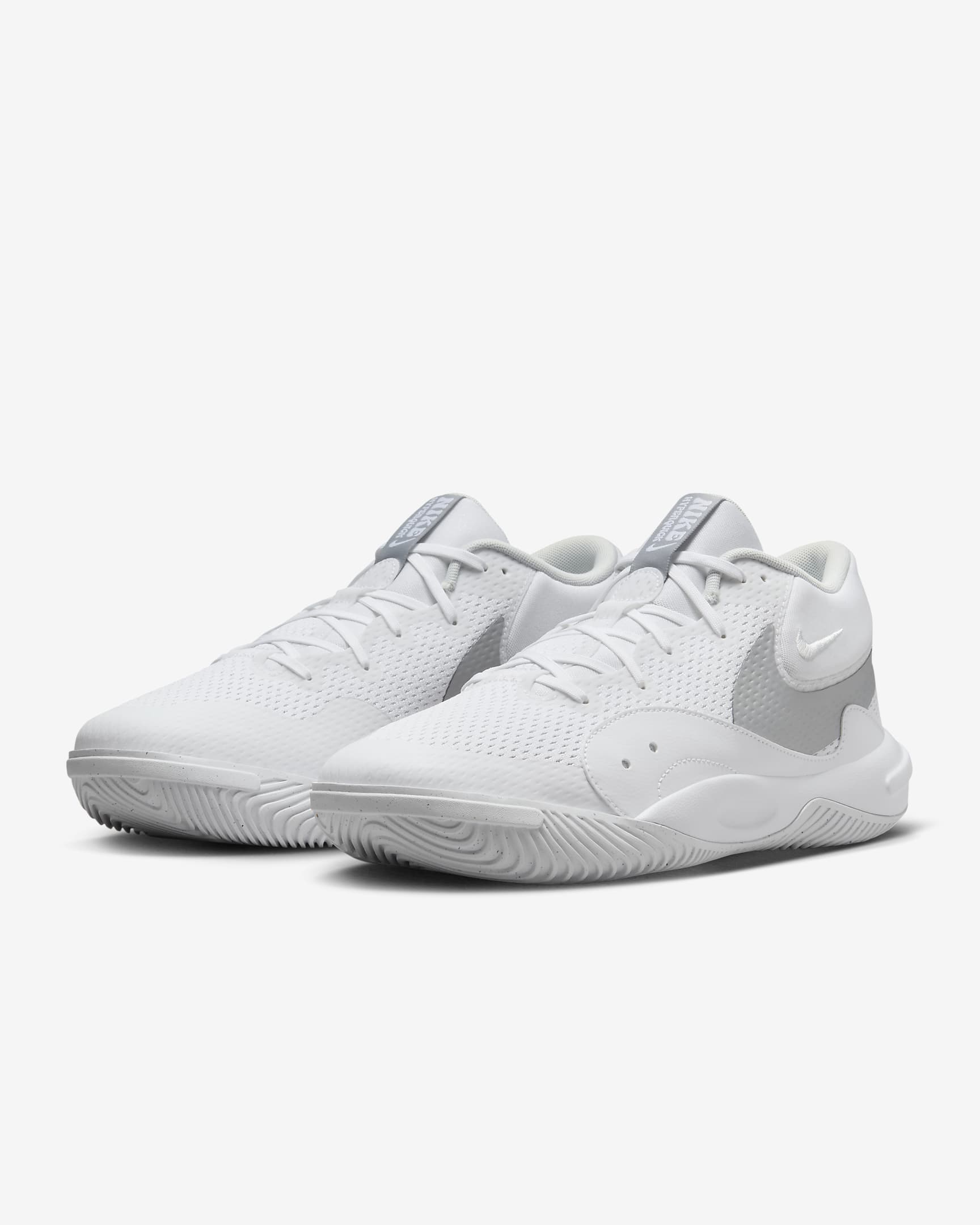 Tenis de vóleibol Nike Hyperquick - Blanco/Polvo fotón/Plata metalizado