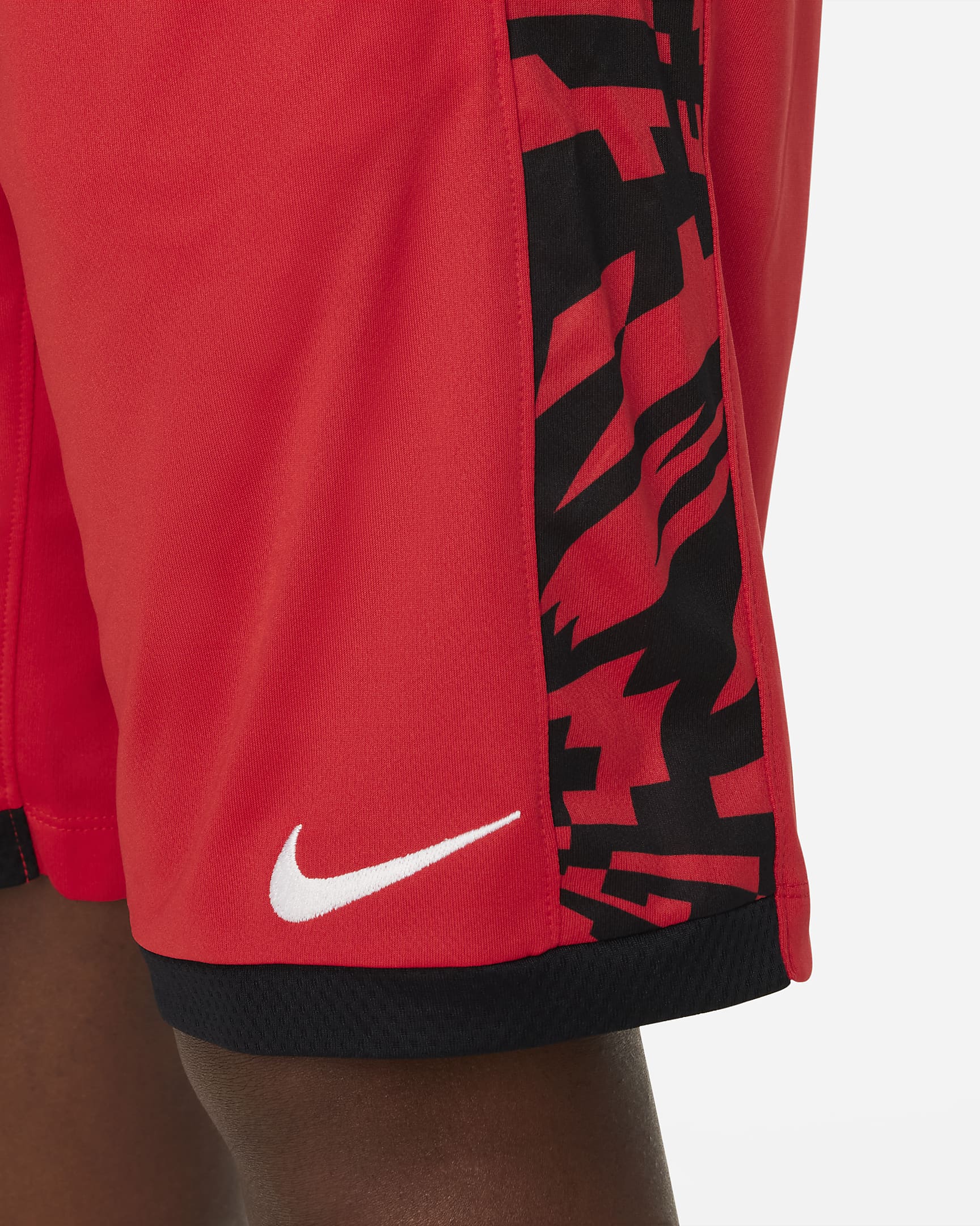 Nike Dri-FIT Trophy Big Kids' (Boys') Training Shorts (Extended Size) - University Red/Black/White