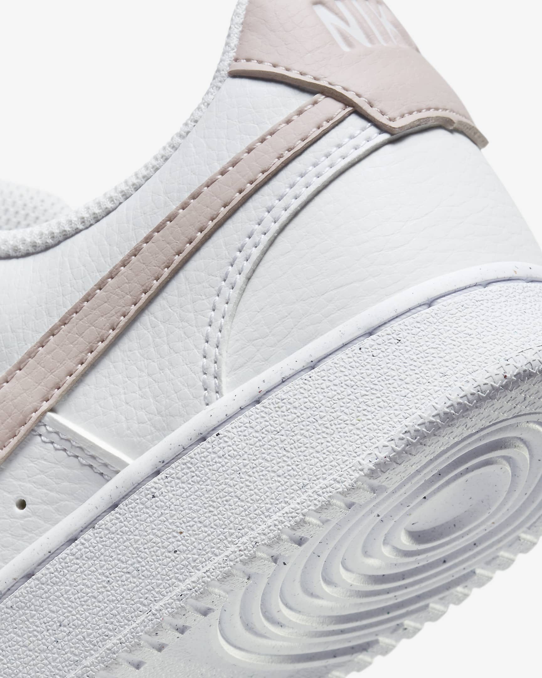 Nike Court Vision Low Next Nature Women's Shoes - White/Platinum Violet