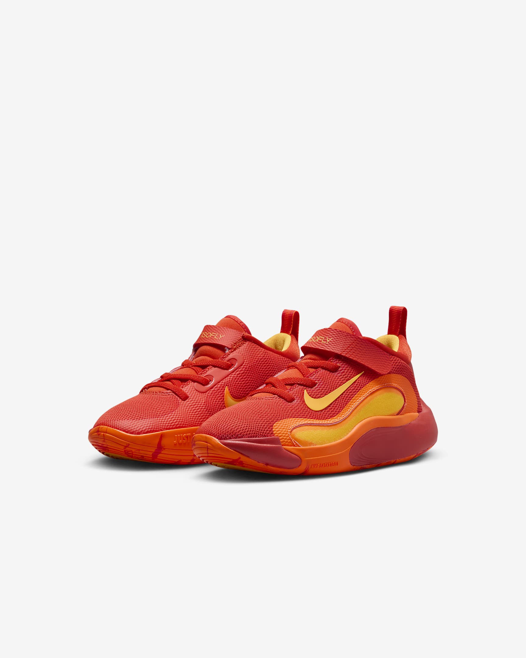 Tenis para niños de preescolar Nike IsoFly - Naranja team/Naranja total/Blanco/Naranja láser