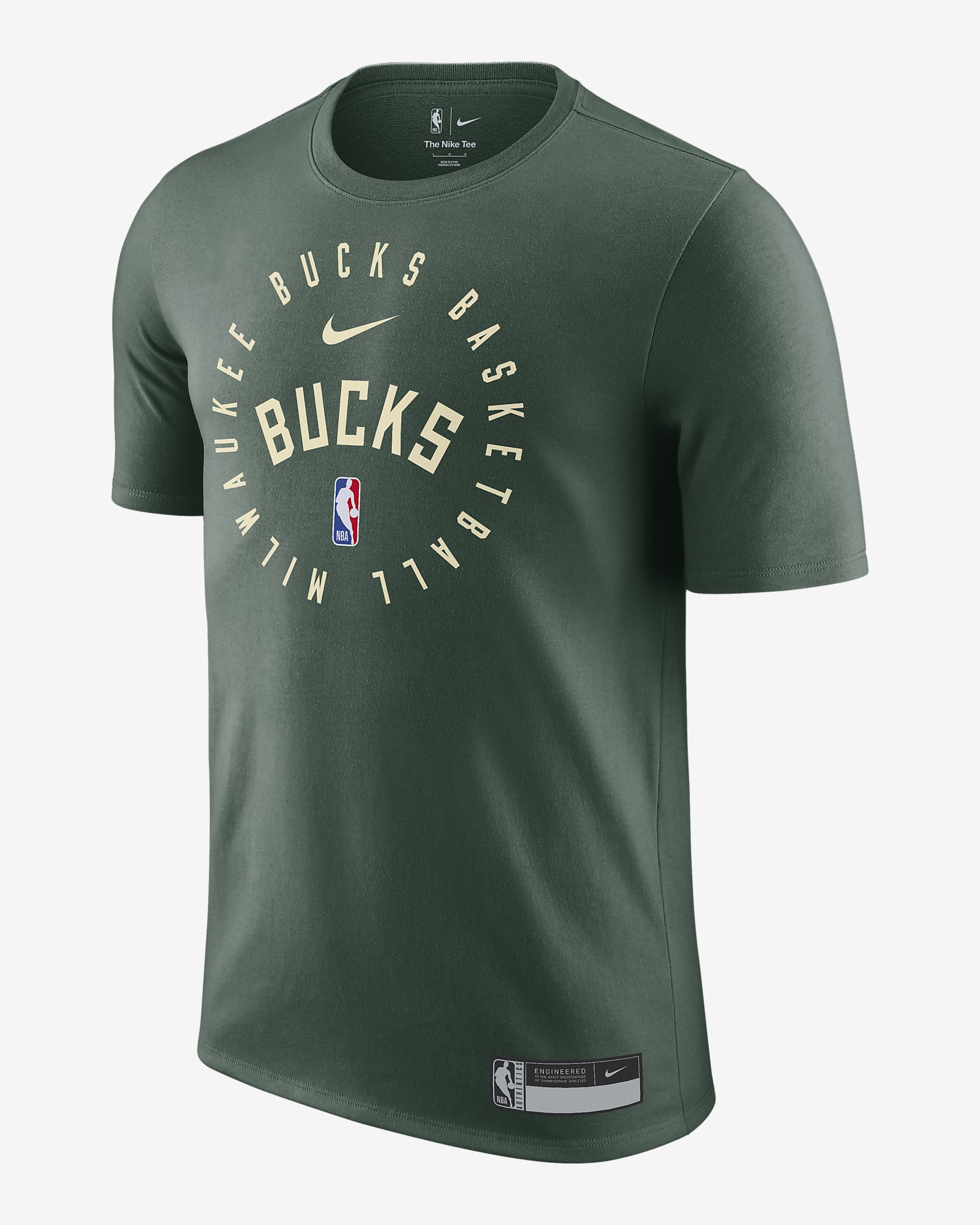 Milwaukee Bucks Nike Dri-FIT NBA-T-Shirt (Herren) - Fir