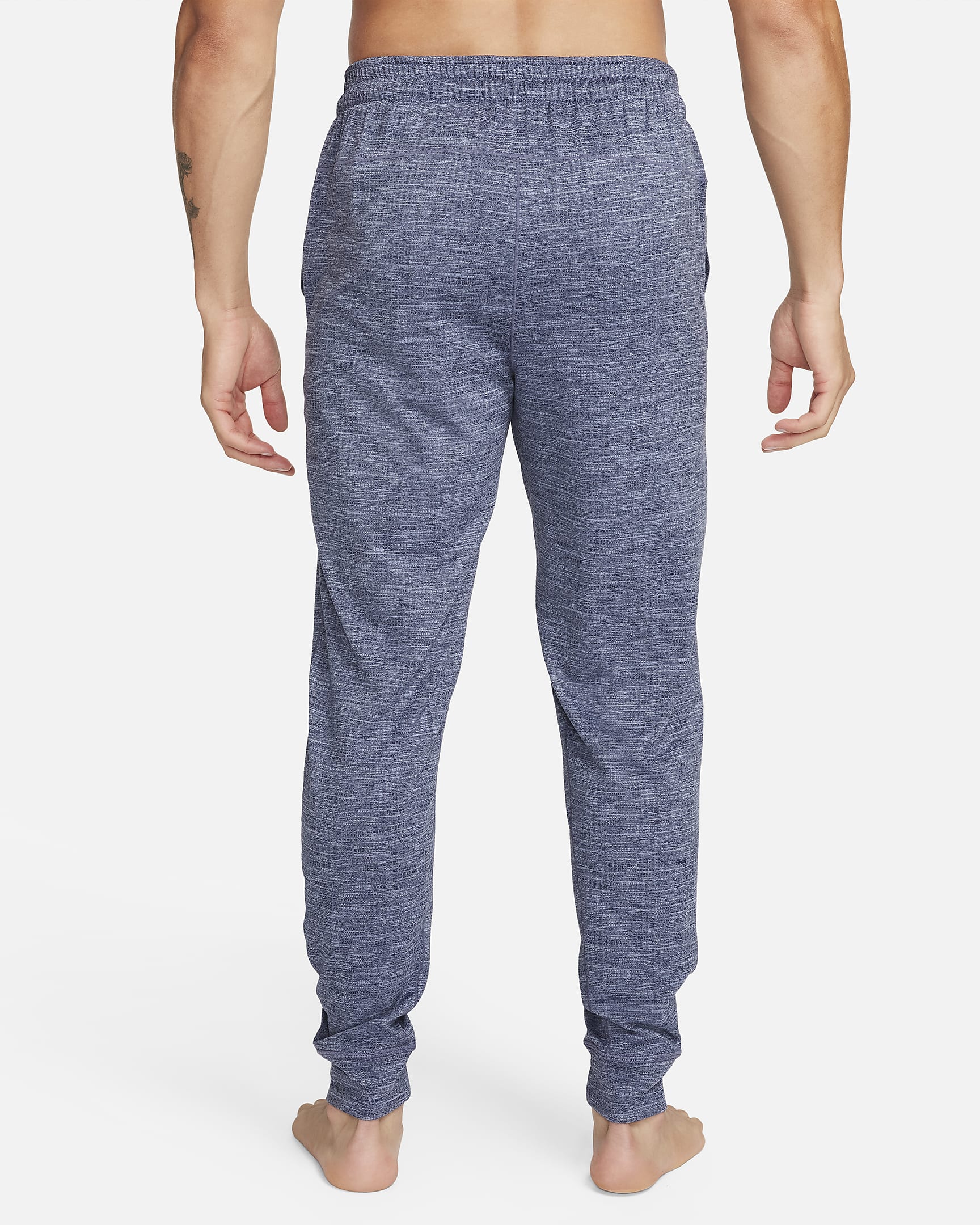 Nike Yoga Men's Dri-FIT Joggers - Thunder Blue/Heather/Thunder Blue