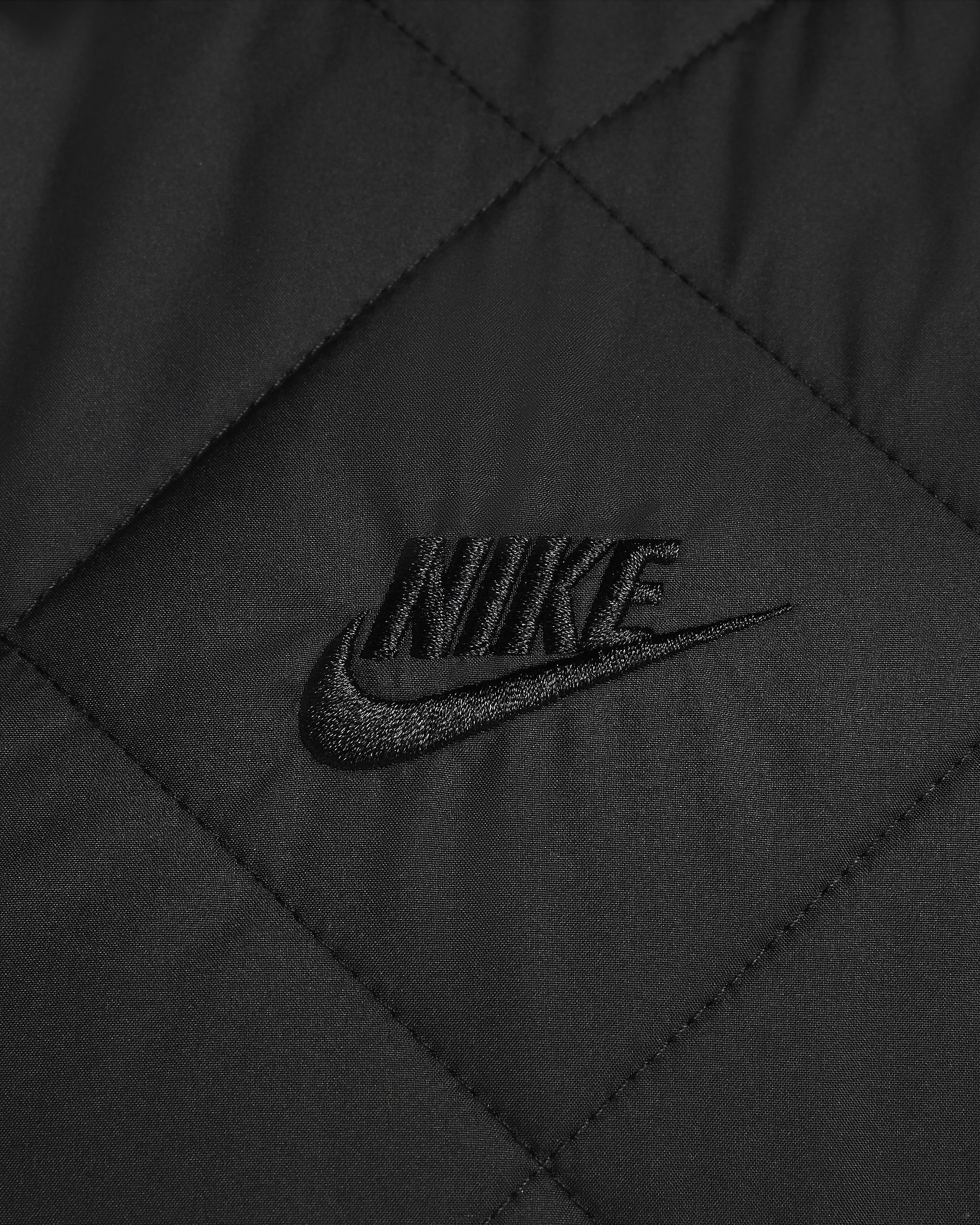 Veste isolante matelassée légère Therma-FIT Nike Club pour homme - Noir/Noir/Noir