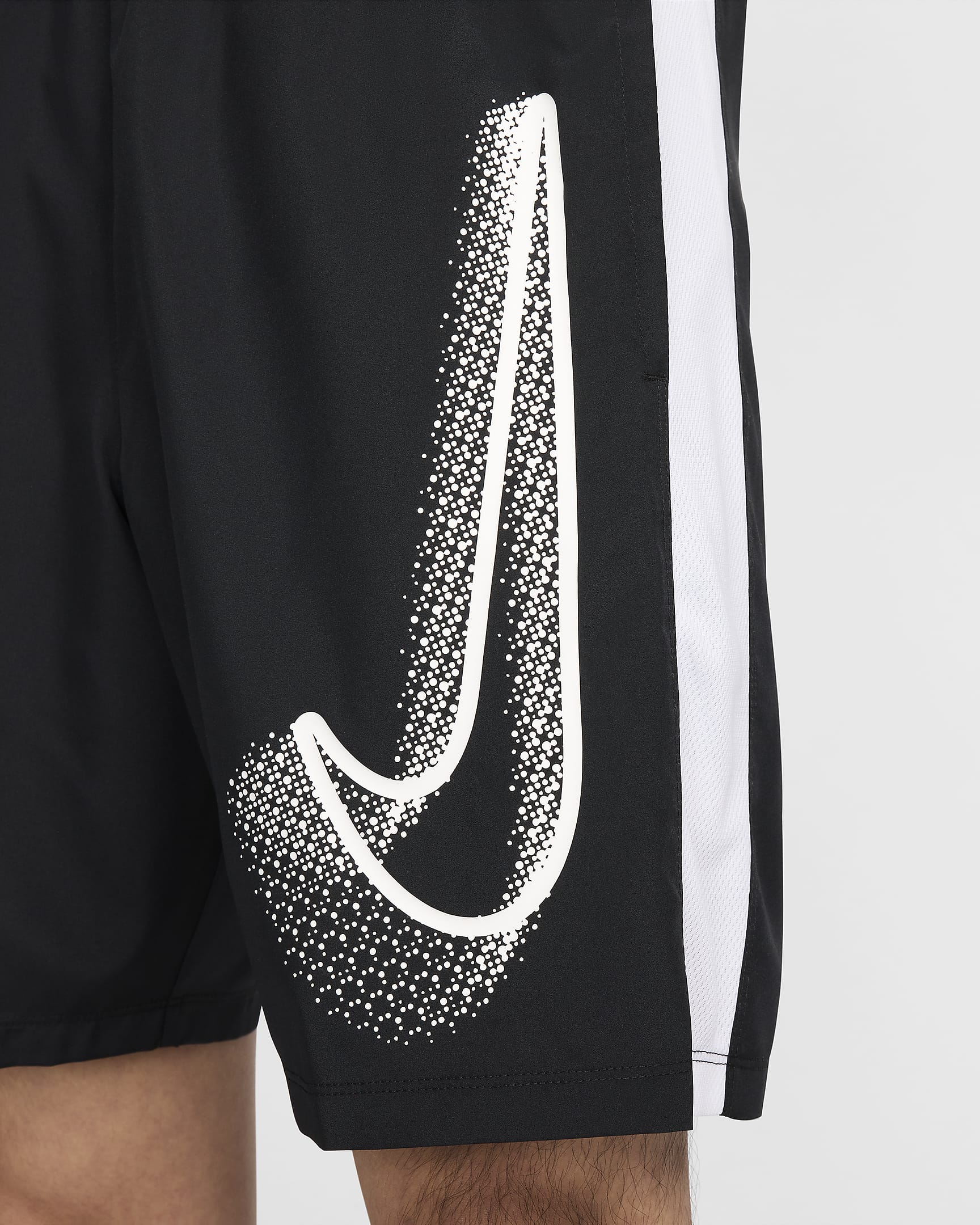 Shorts de fútbol para hombre Nike Academy - Negro/Blanco/Blanco