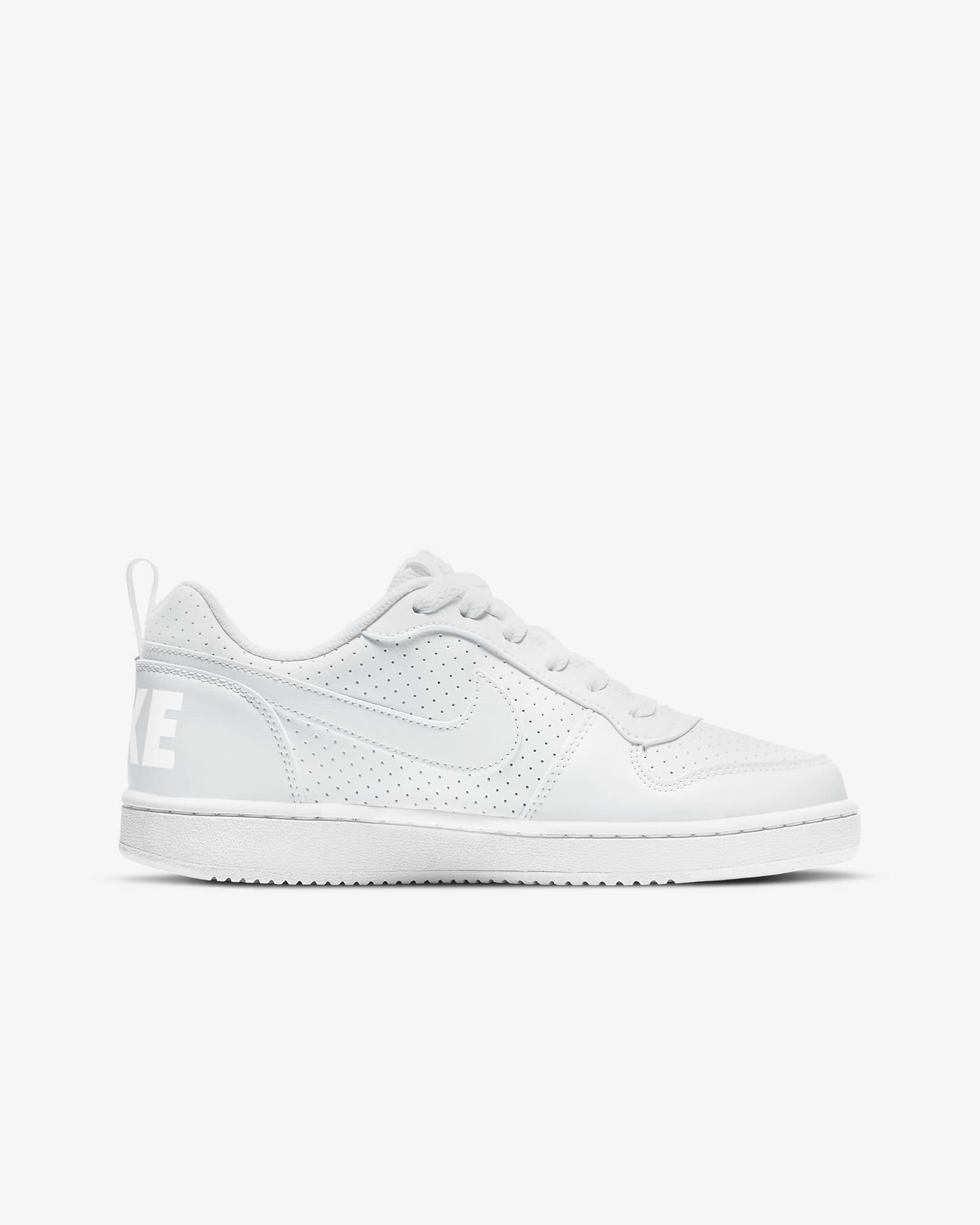 Nike Court Borough Low SL Big Kids' Shoes - White/White