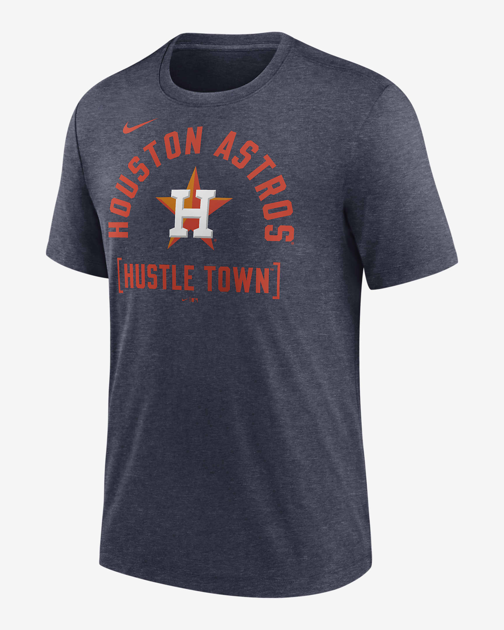 Houston Astros Swing Big Men's Nike MLB T-Shirt - Navy Heather