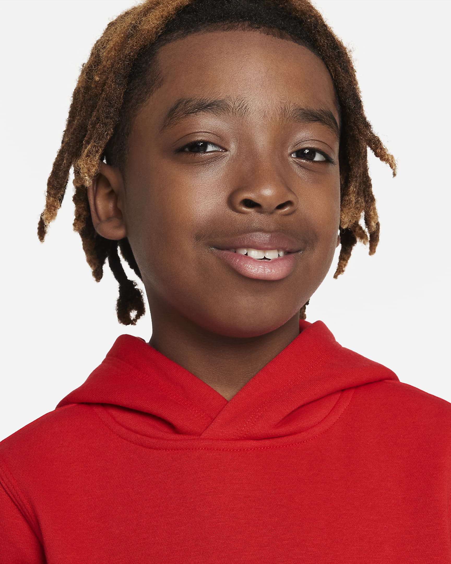 Nike Sportswear Standard Issue Older Kids' Pullover Fleece Hoodie. Nike CA