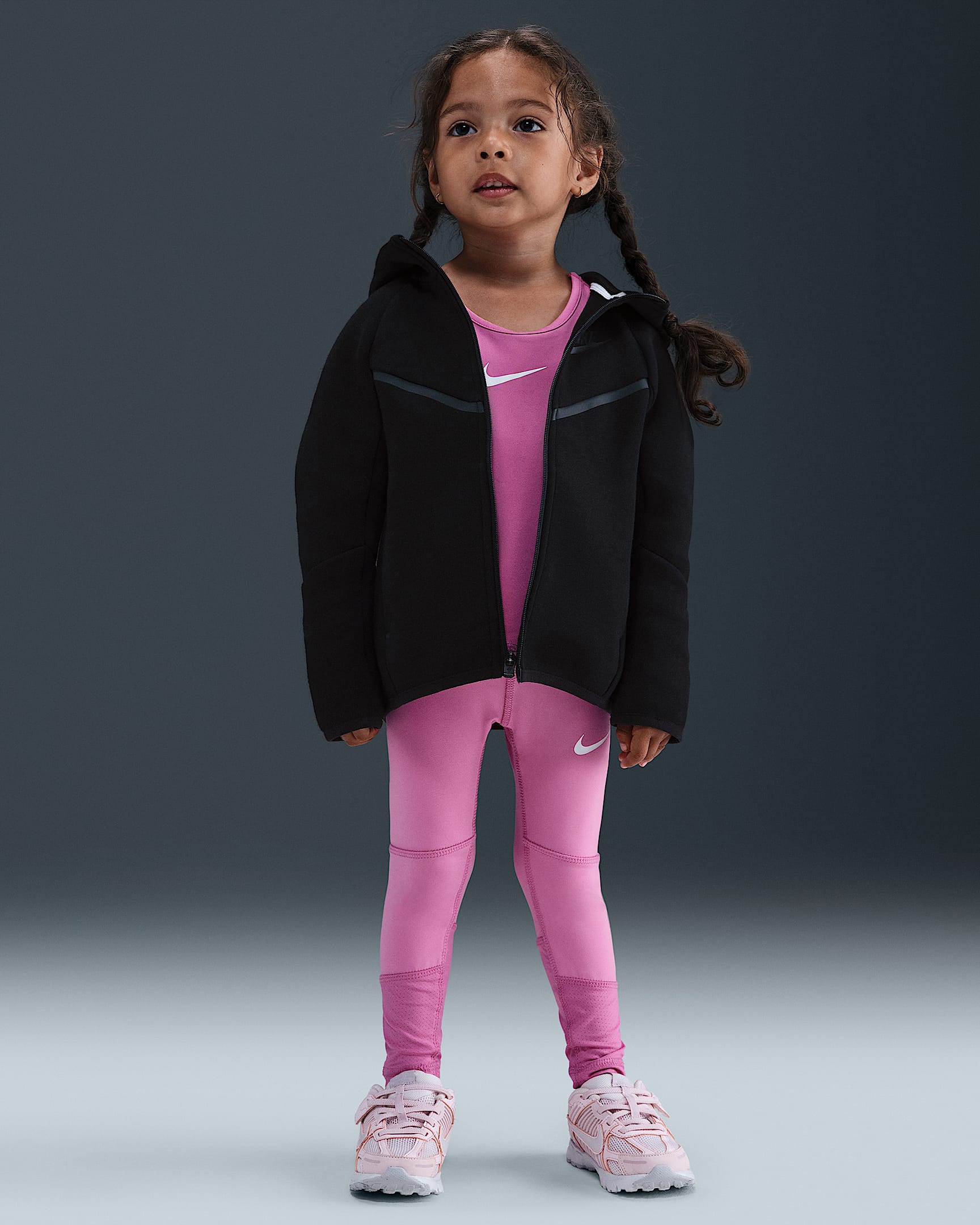 Nike Dri-FIT Pro Toddler Leggings - Magic Flamingo