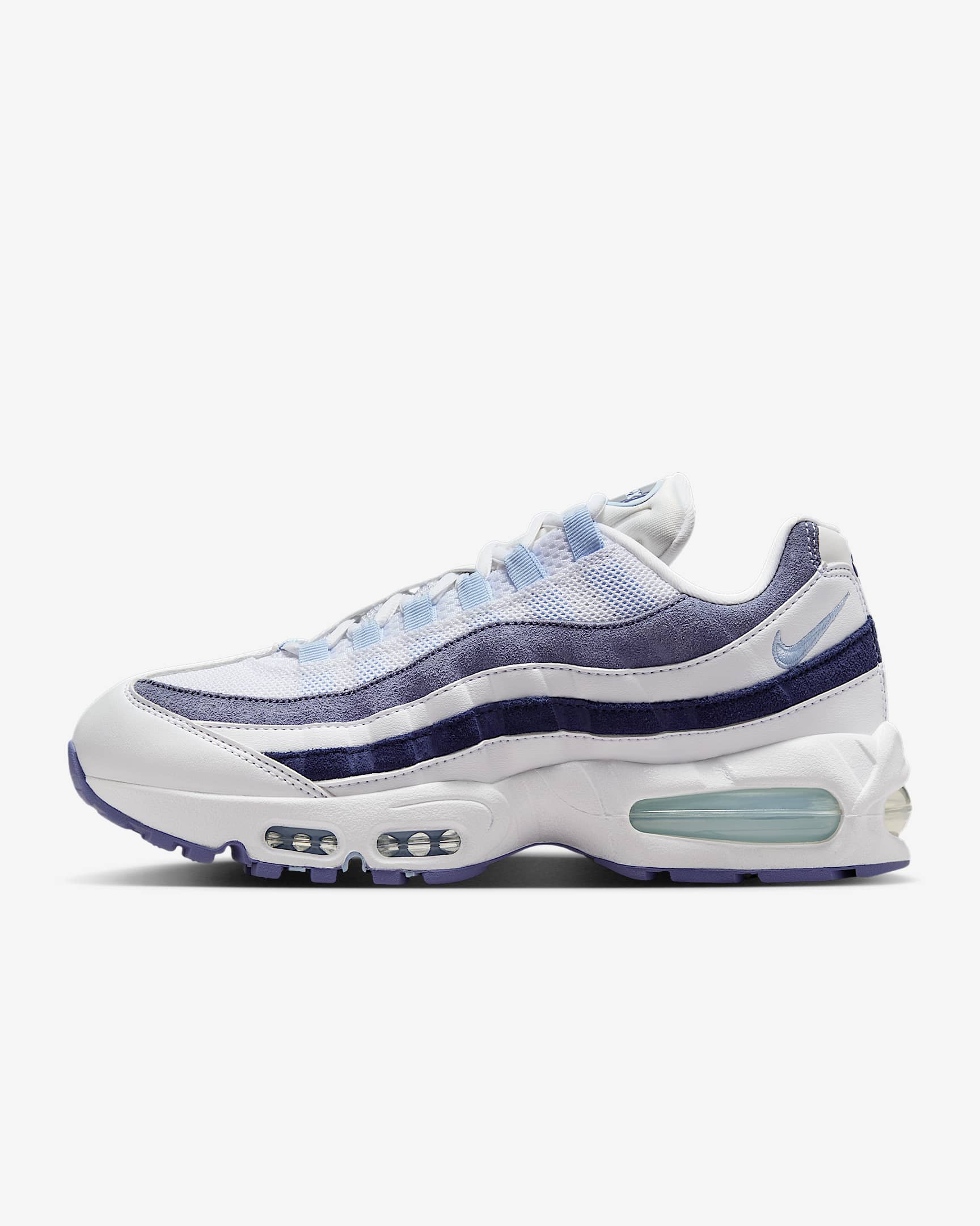 Nike Air Max 95 Damenschuh - Weiß/World Indigo/Midnight Navy/Celestine Blue