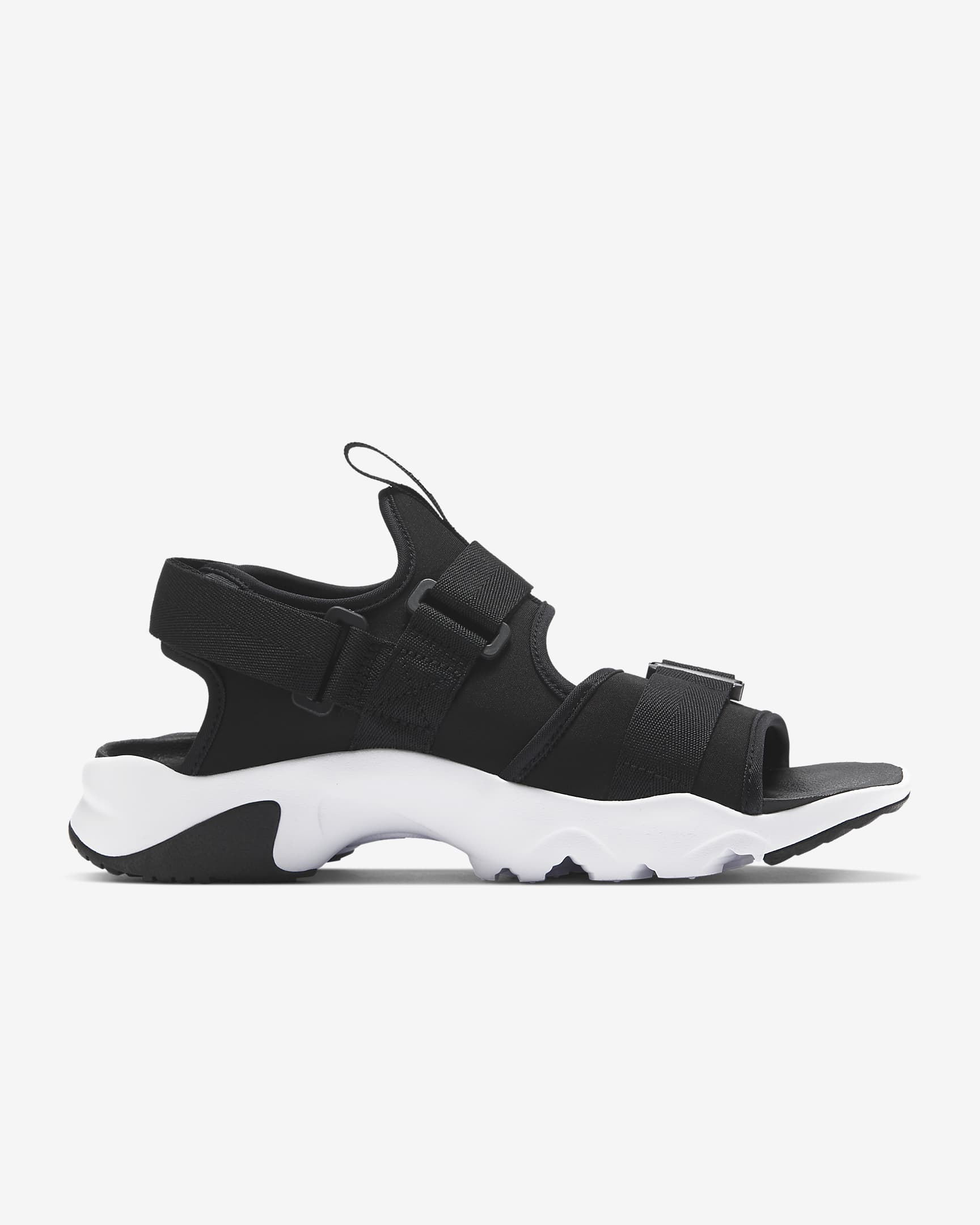 Nike Canyon 男款涼鞋 - 黑色/黑色/白色