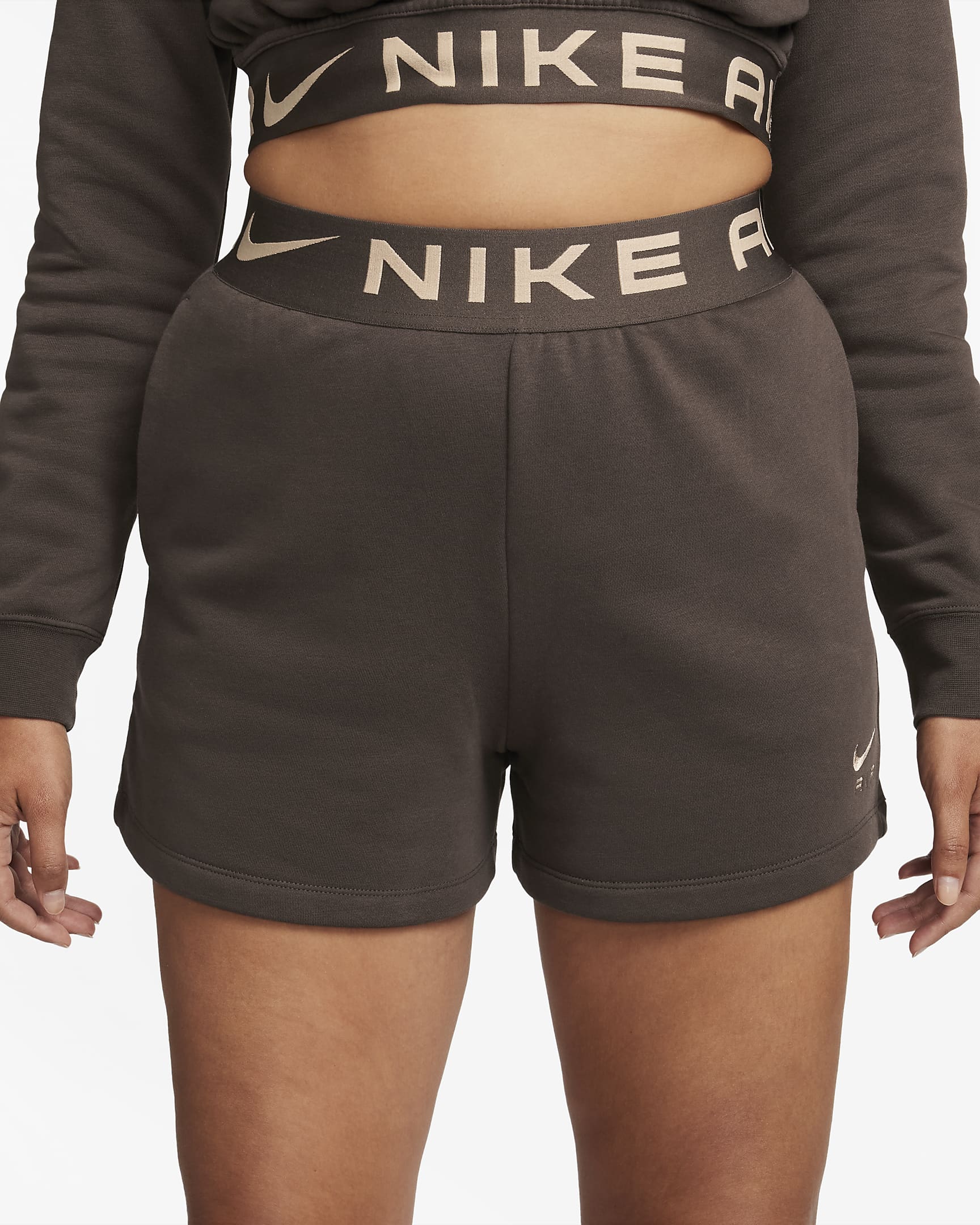 Nike Sportswear Air Women's High-Rise Fleece Shorts. Nike NO