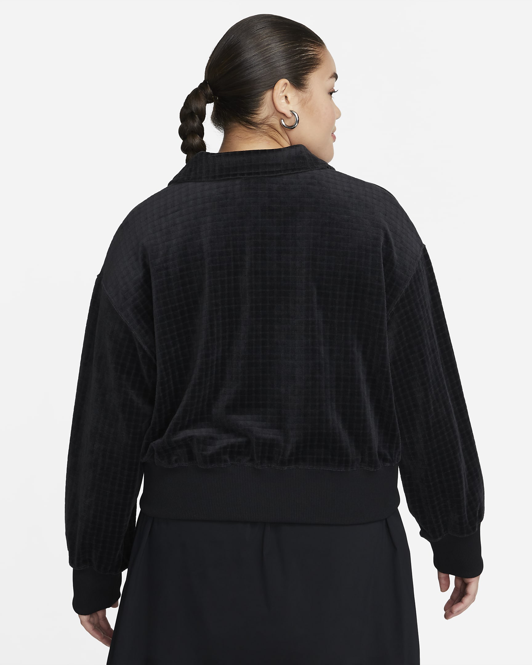 Polo in velour Nike Sportswear (Plus size) Donna. Nike IT