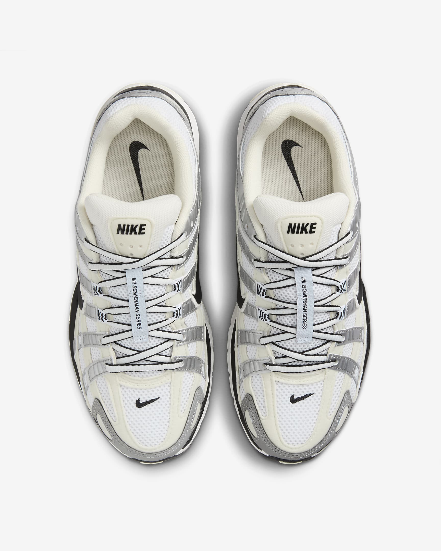 Nike P-6000 Ayakkabı - Coconut Milk/Summit White/Metallic Silver/Siyah