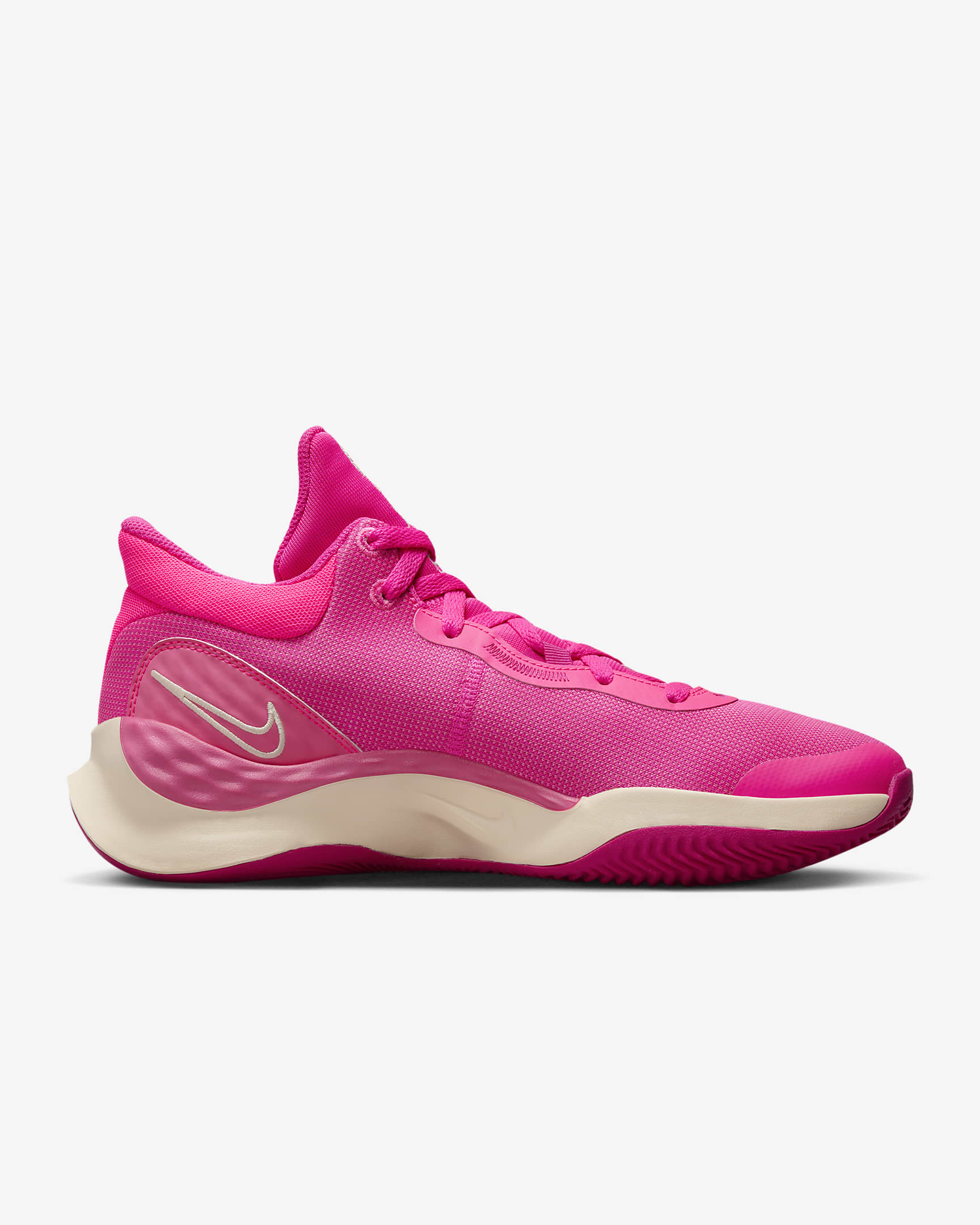 Nike Elevate 3 Basketball Shoes - Fierce Pink/Fireberry/Hyper Pink/Guava Ice