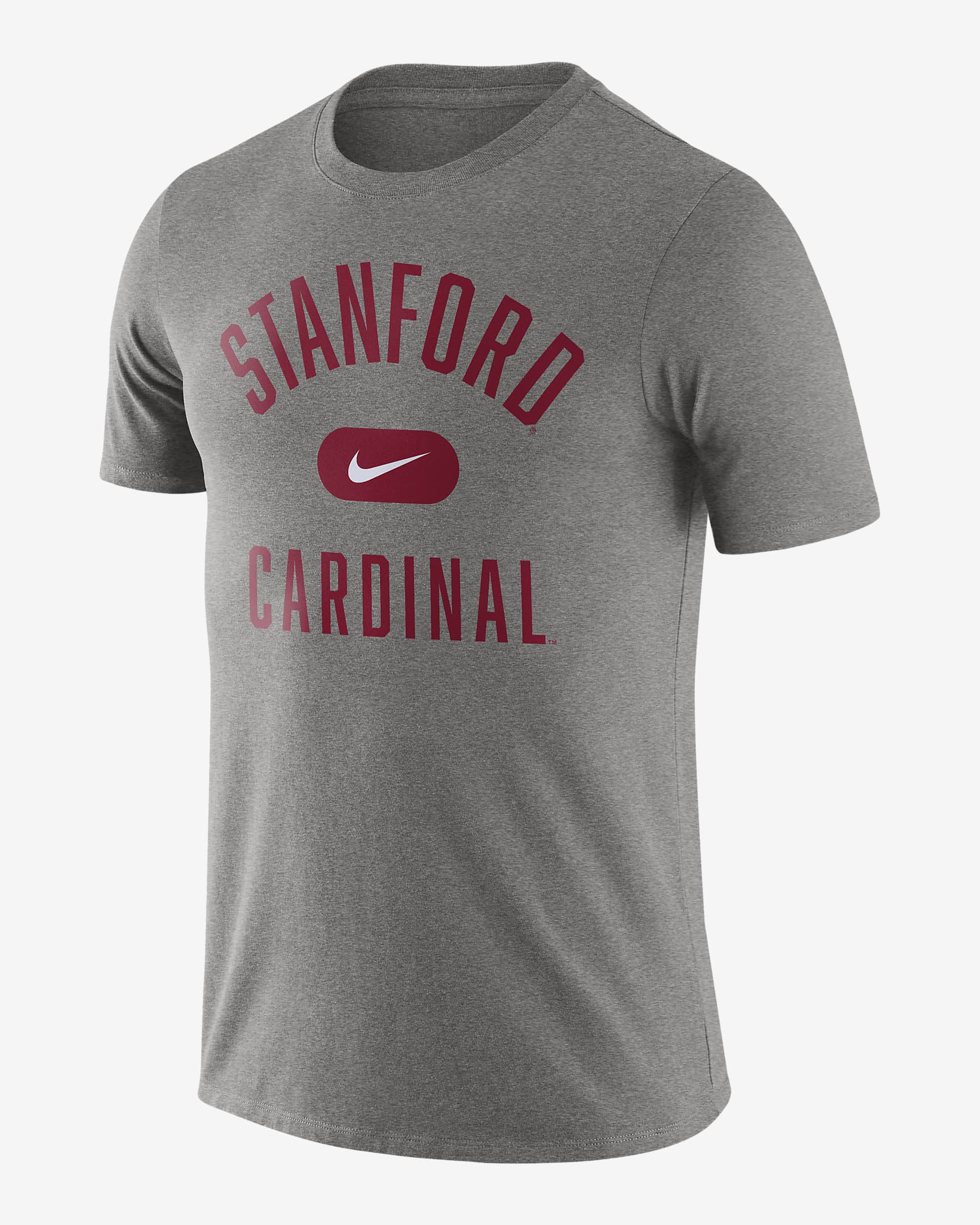 Nike College (Stanford) Men's T-Shirt - Dark Grey Heather