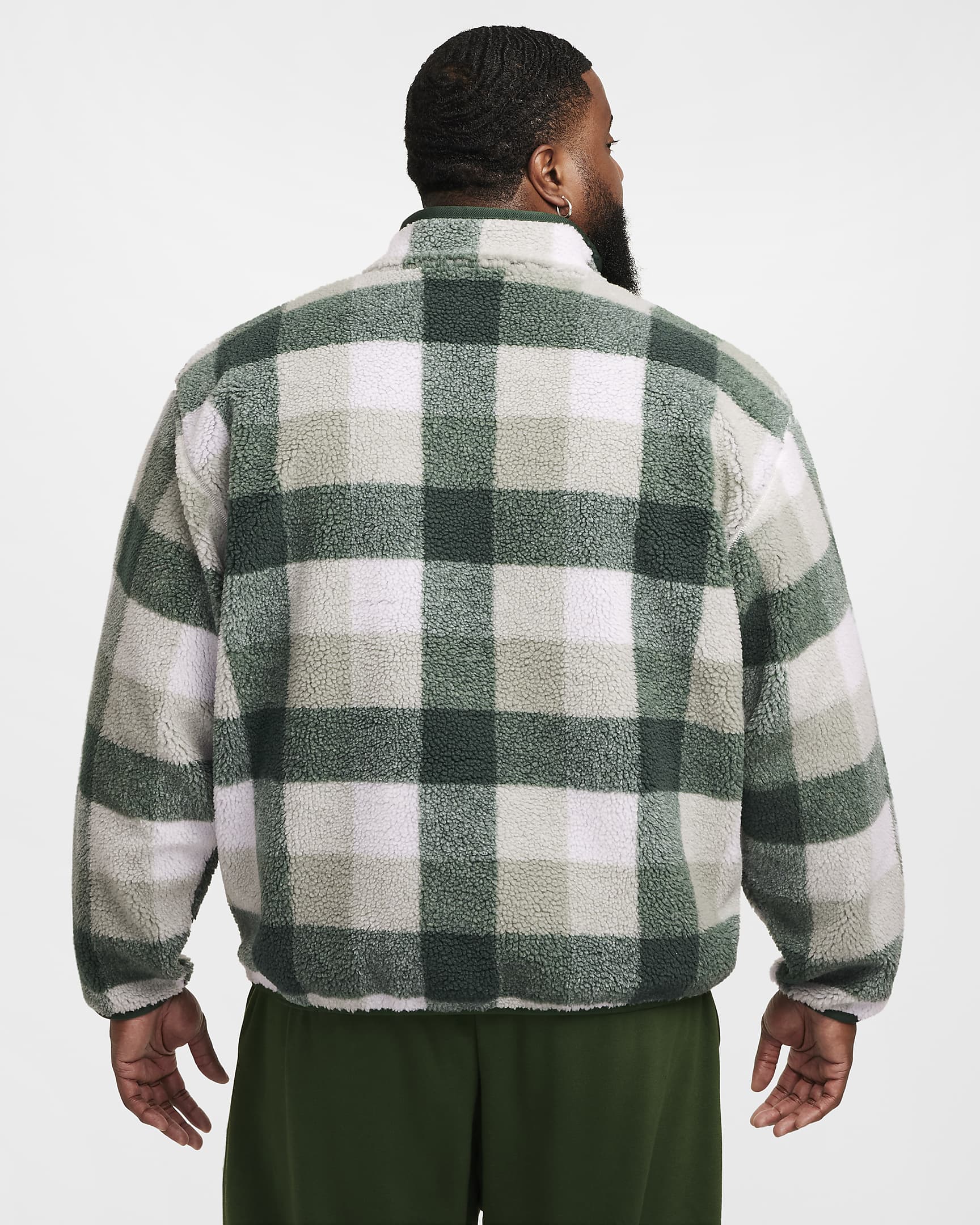 Nike Club Men's Winterized Half-Zip - Fir/Sail/Jade Horizon