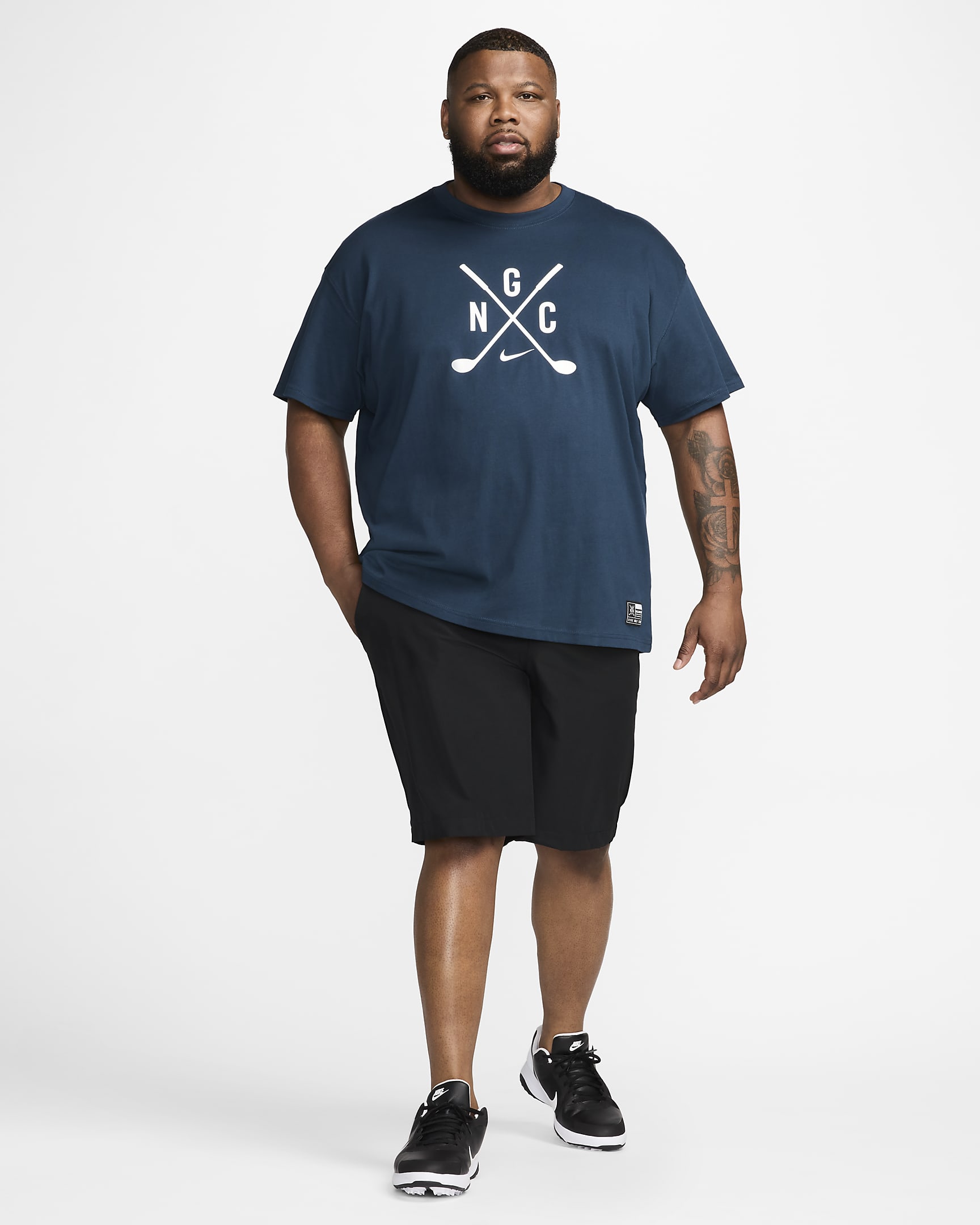 T-shirt de golf Nike Max90 pour homme - Armory Navy