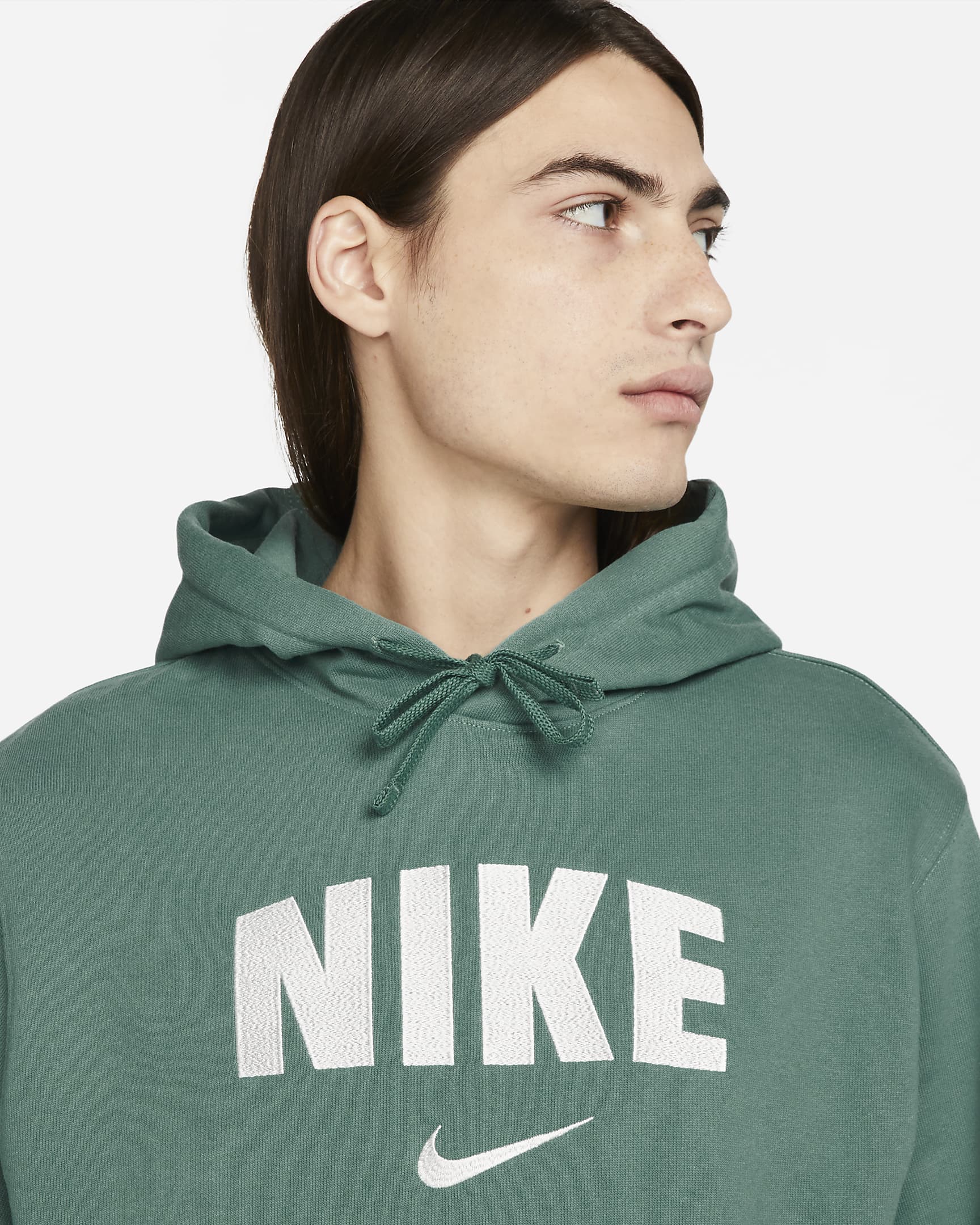 Nike Sportswear Mens Retro Fleece Pullover Hoodie Nike Uk