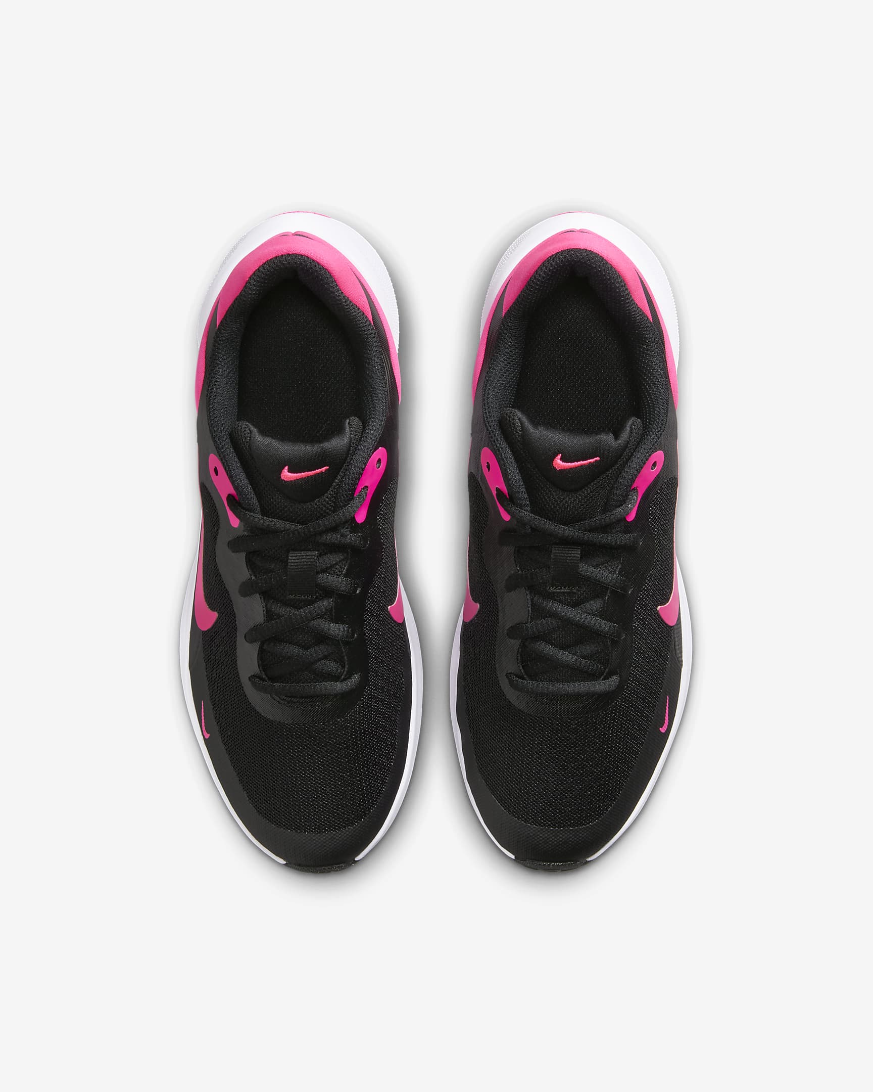 Nike Revolution 7 Laufschuh für ältere Kinder - Schwarz/Weiß/Hyper Pink