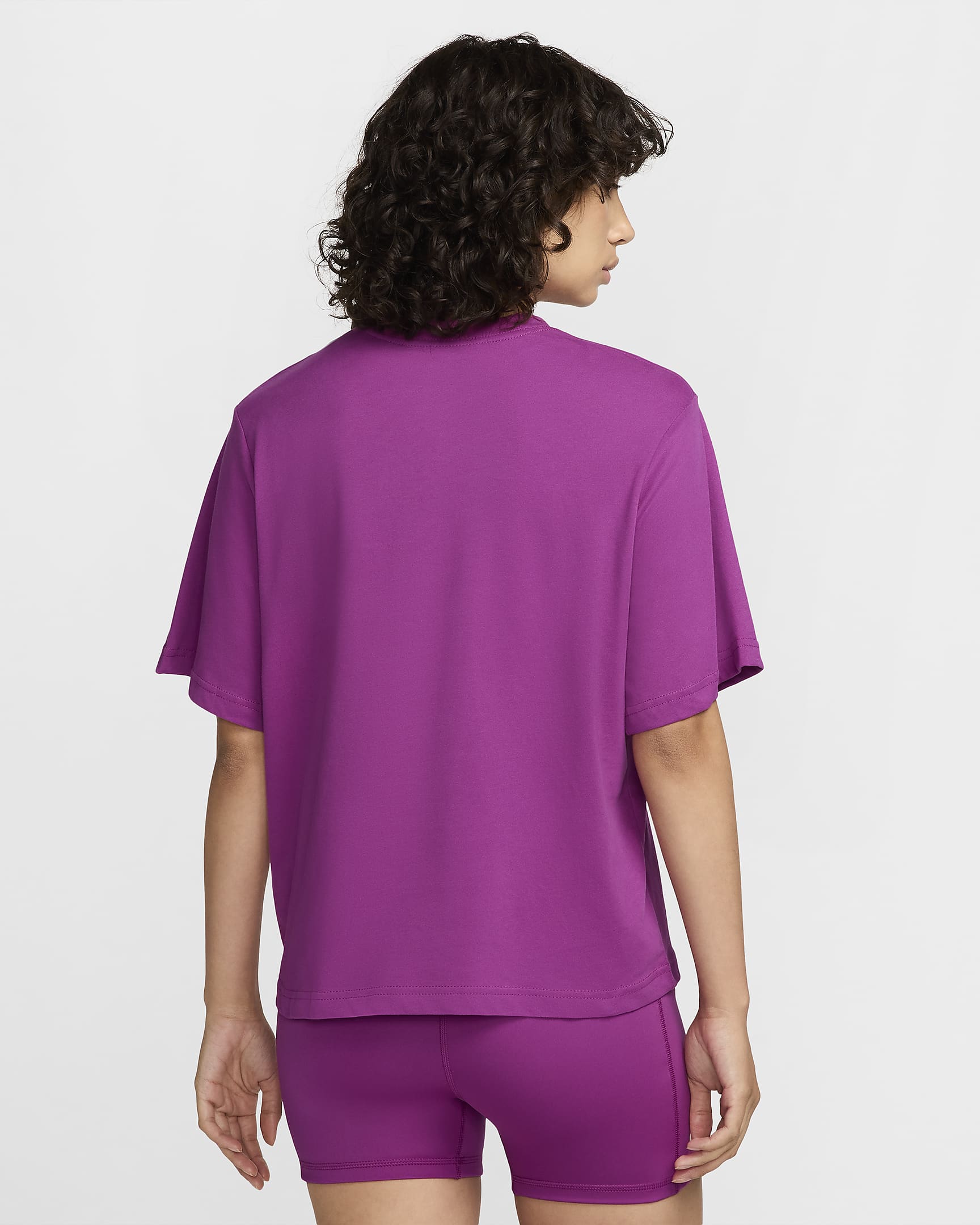 Nike Slam Dri-FIT-Kurzarmshirt (Damen) - Hot Fuchsia