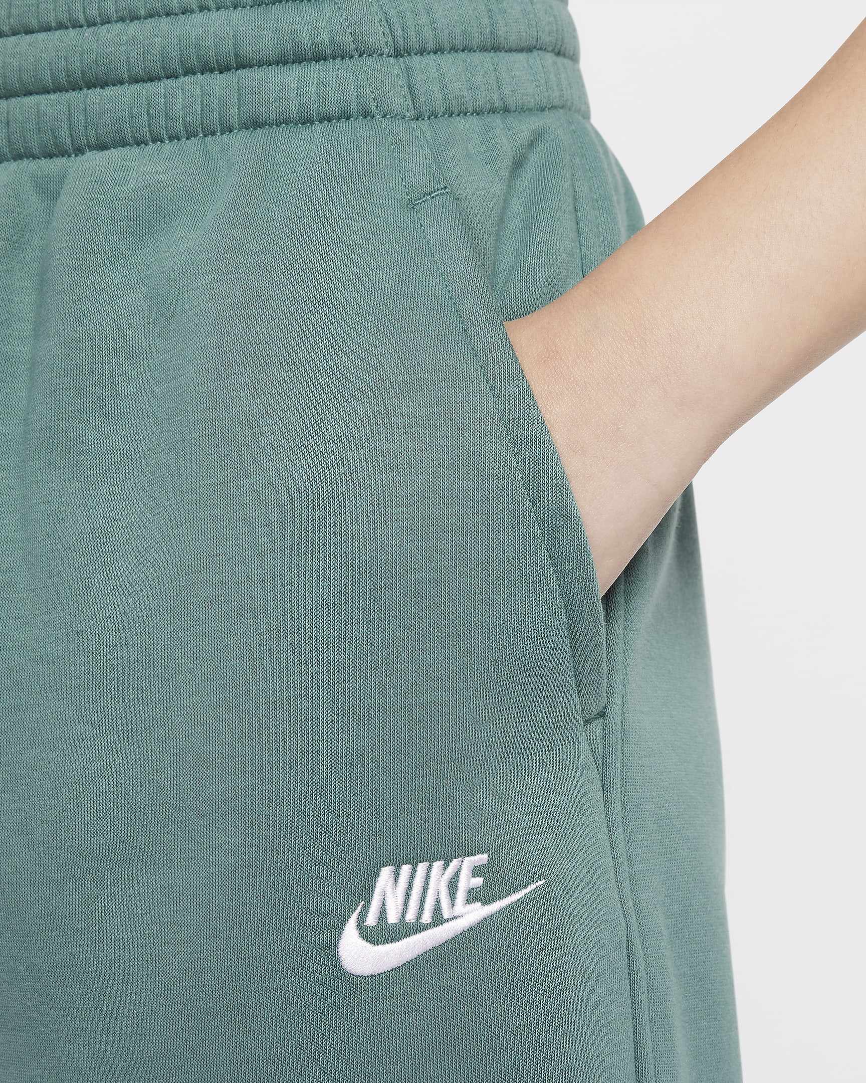 Nike Sportswear Club Fleece lockere Hose (ältere Kinder) - Bicoastal/Bicoastal/Weiß