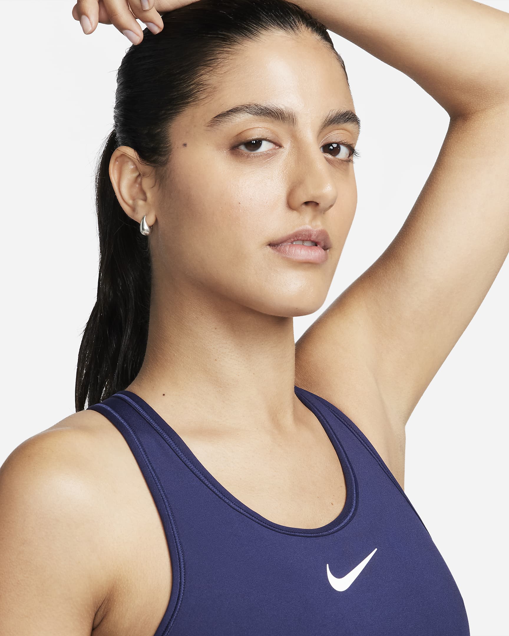 Nike Swoosh High-Support Women's Non-Padded Adjustable Sports Bra. Nike UK