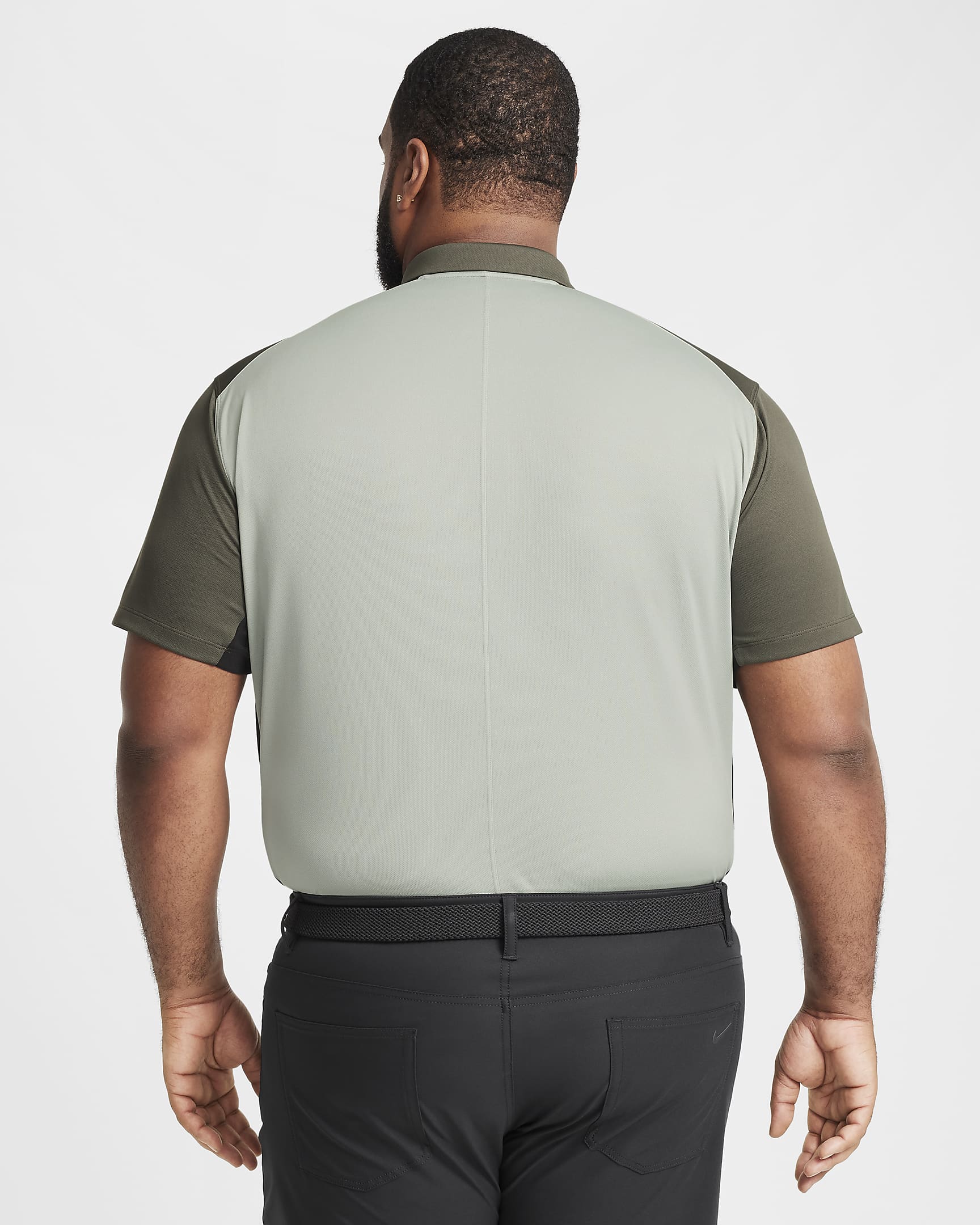 Nike Victory+ Men's Dri-FIT Golf Polo - Cargo Khaki/Black/Jade Horizon/Black
