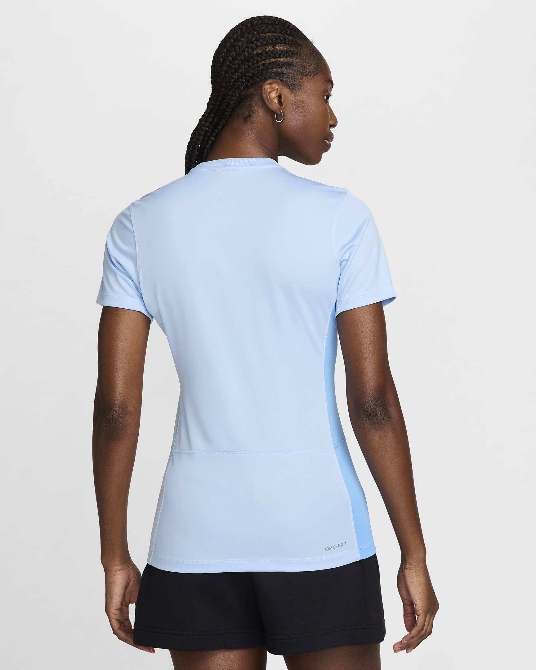 Jersey Nike Dri-FIT de la NWSL replica del Houston Dash visitante 2024 Stadium para mujer - Azul psíquico