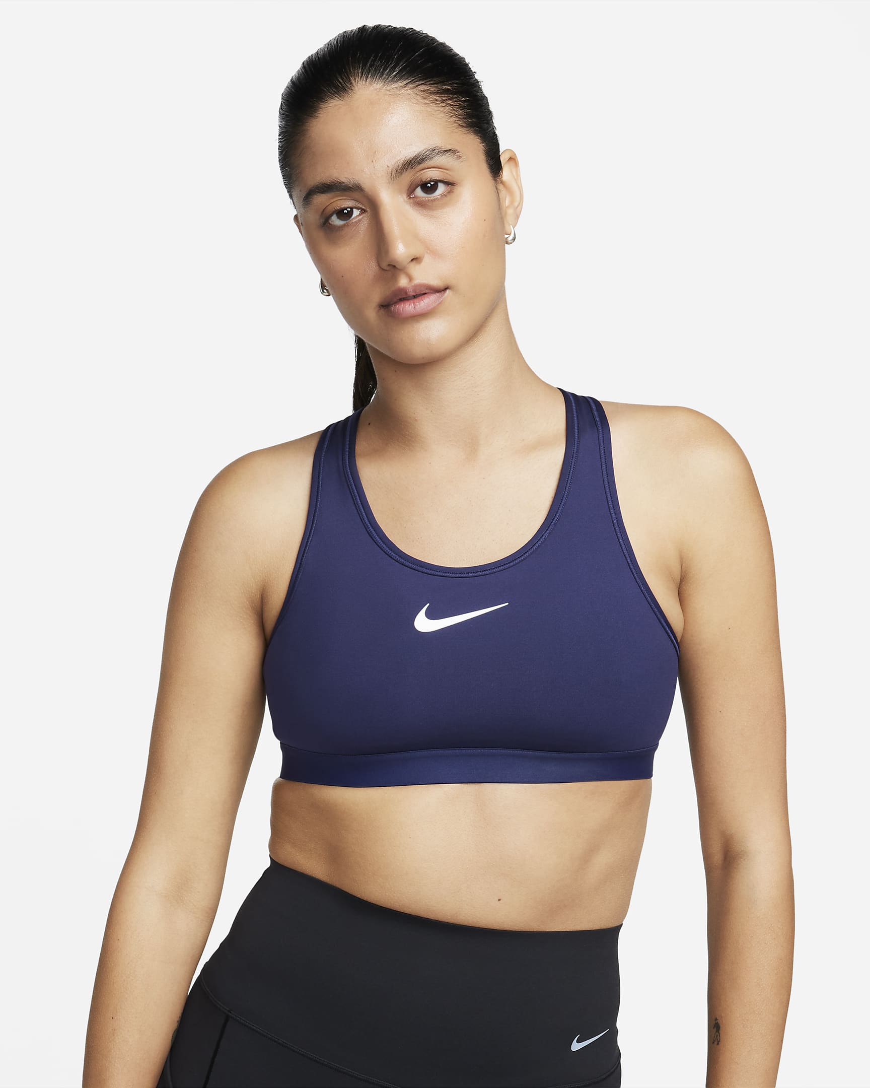 Nike Swoosh High-Support Women's Non-Padded Adjustable Sports Bra. Nike UK