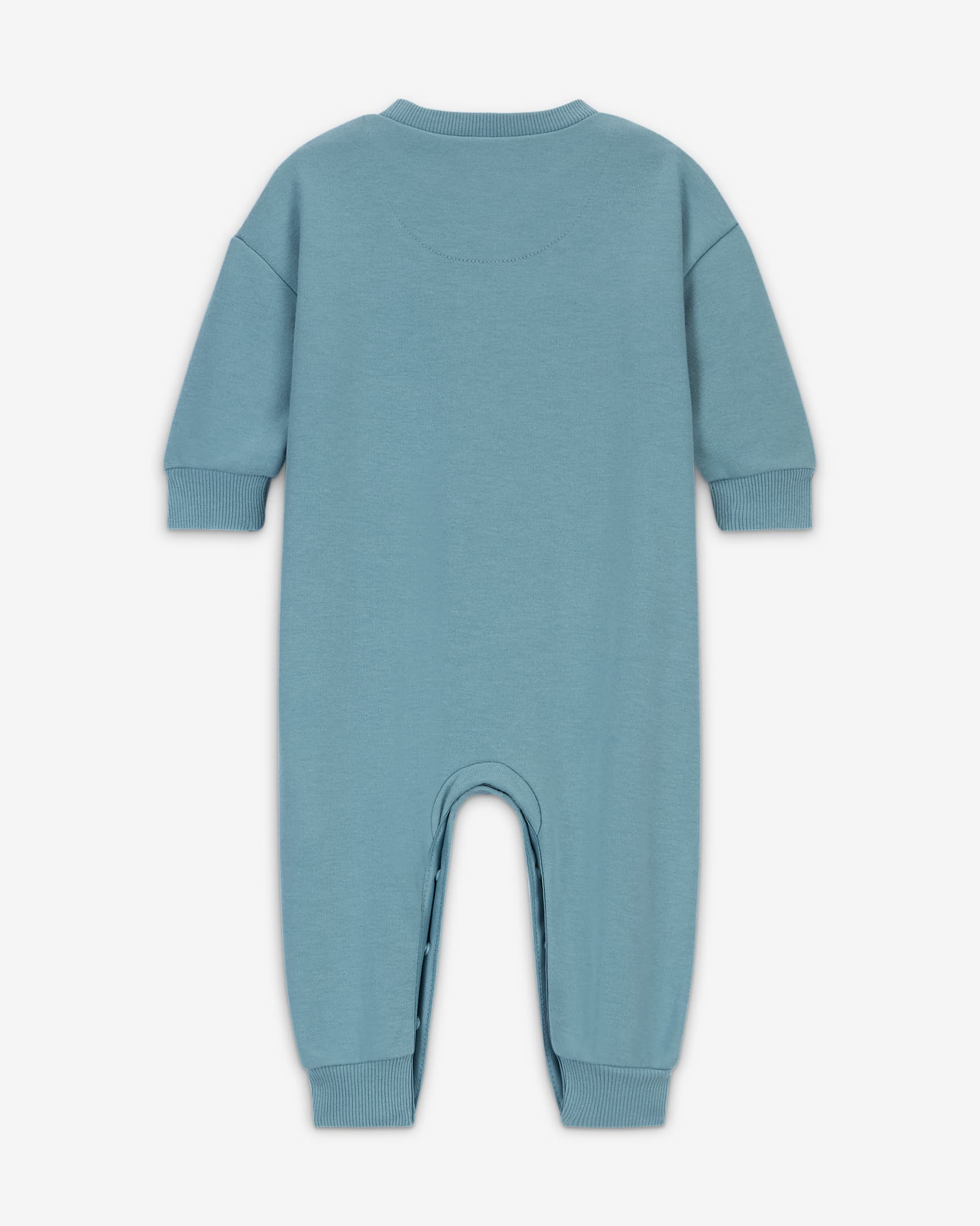 Nike Everyone From Day One Baby (0-9M) Crew Coverall - Denim Turquoise