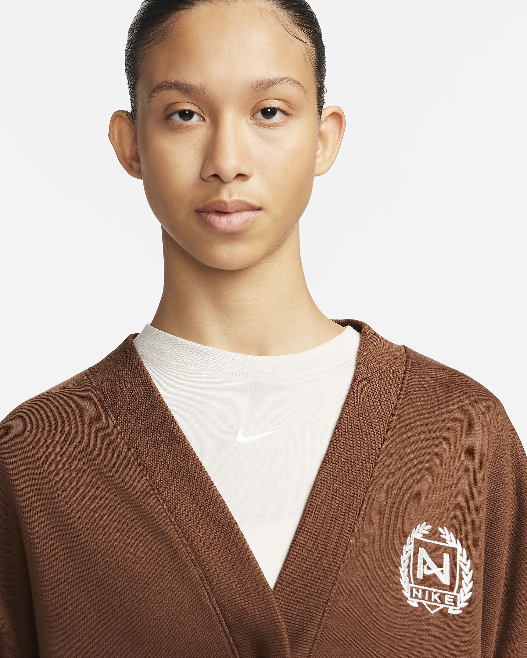 Nike Sportswear Women's Over-Oversized Cardigan - Cacao Wow/Cacao Wow