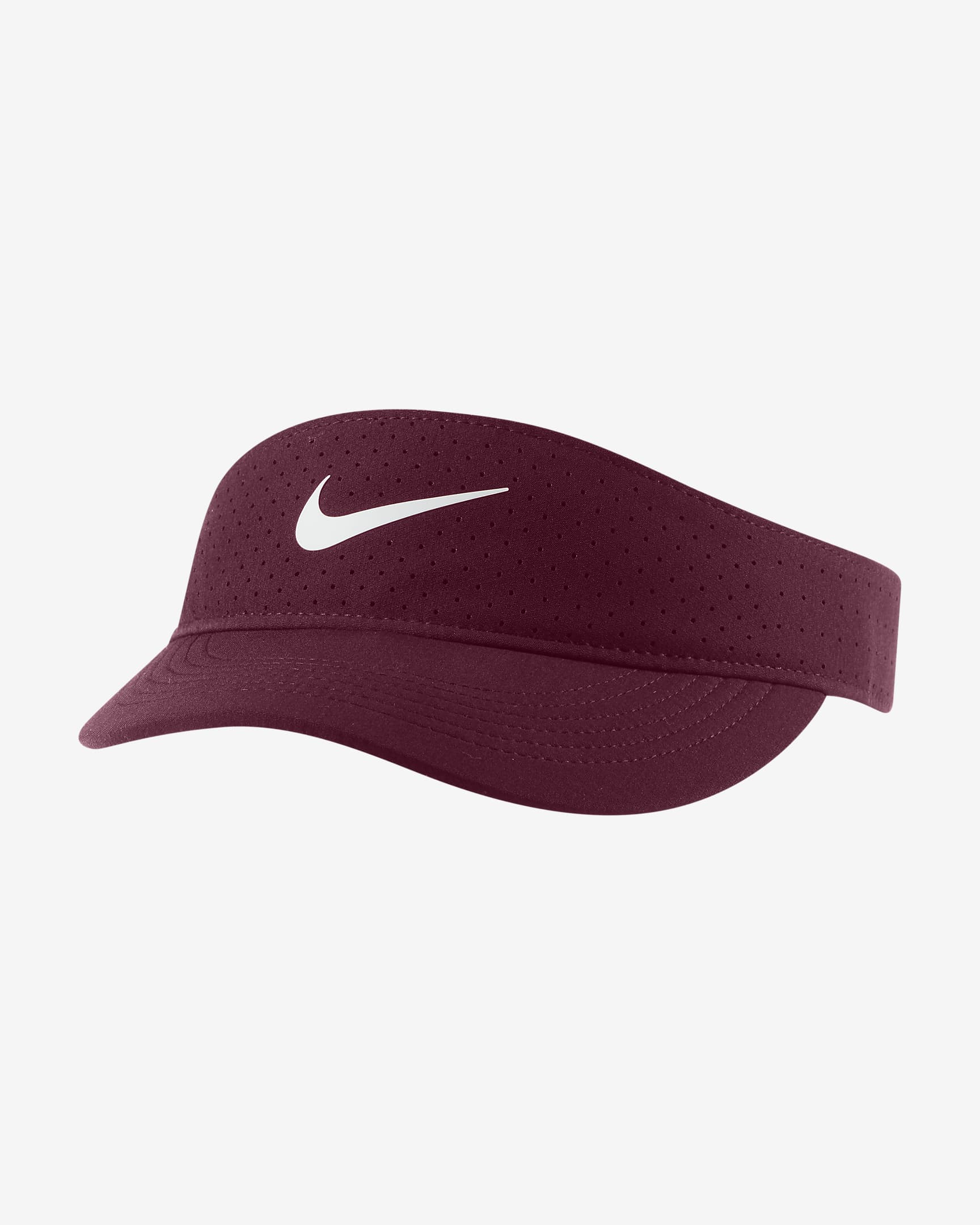 NikeCourt Advantage Women's Tennis Visor - Dark Beetroot/White