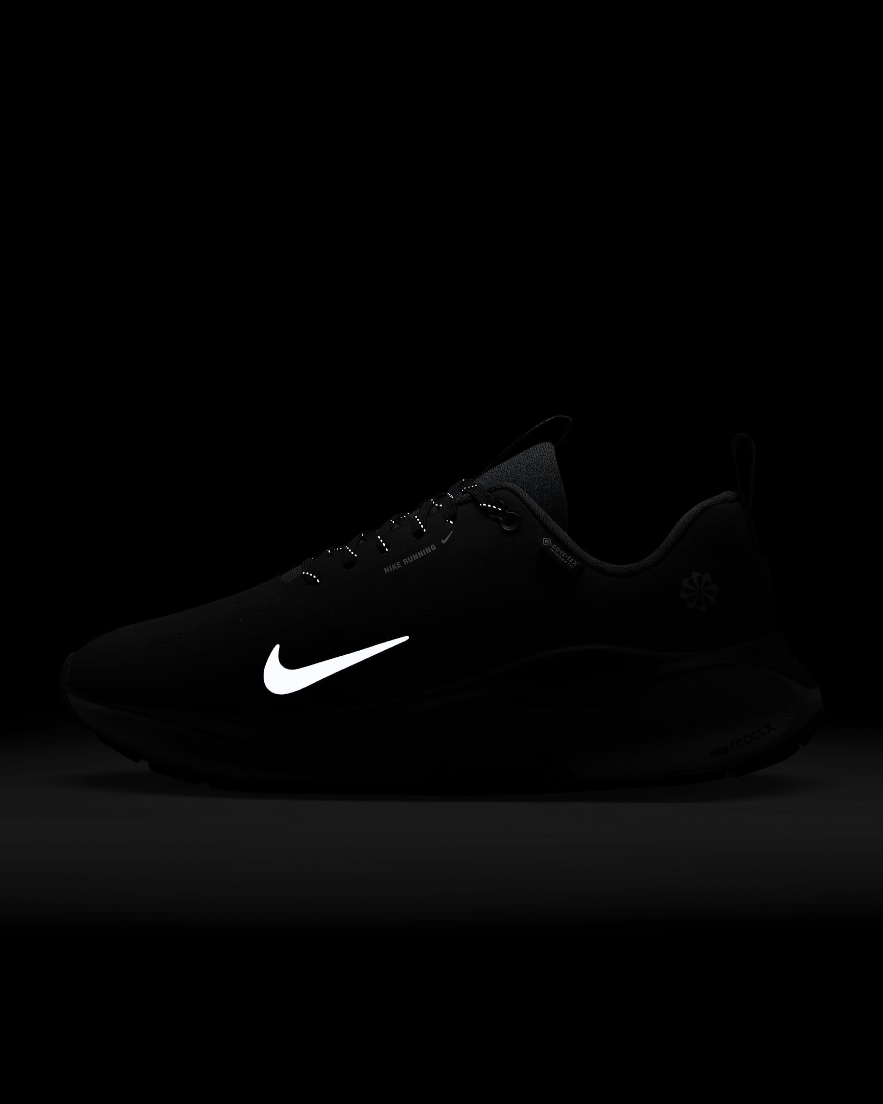 Tenis de correr en carretera impermeables para hombre Nike InfinityRN 4 GORE-TEX - Negro/Antracita/Volt/Blanco