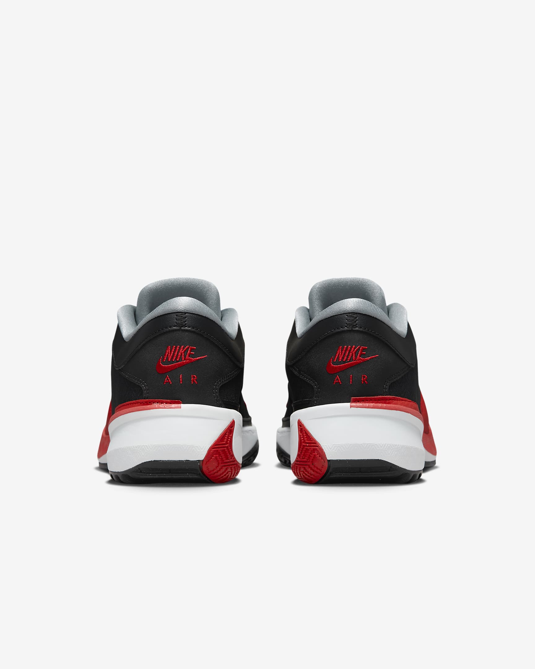 Giannis Freak 5 Basketball Shoes - Black/Pure Platinum/Wolf Grey/University Red