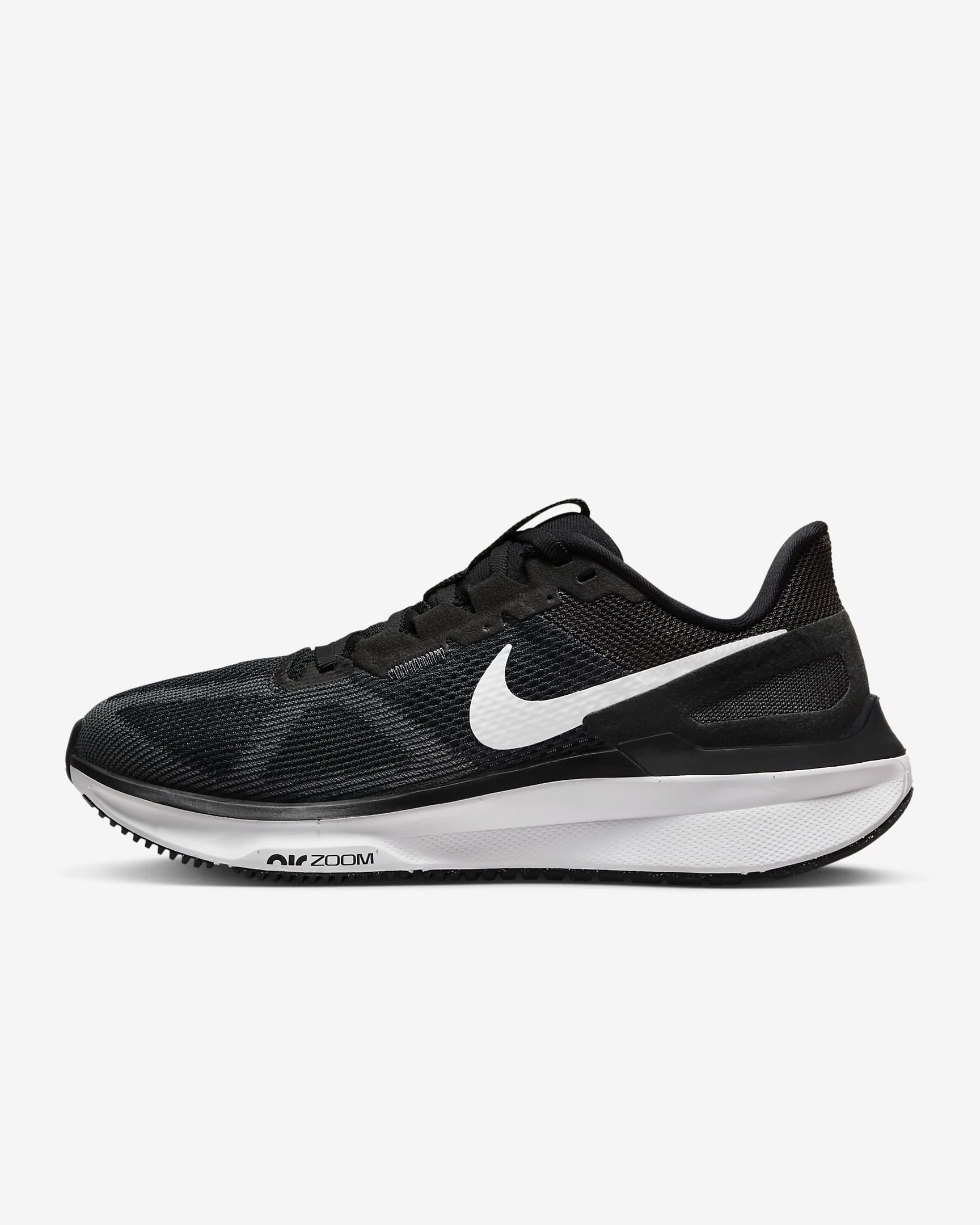 Nike Structure 25 női országúti futócipő - Fekete/Dark Smoke Grey/Fehér