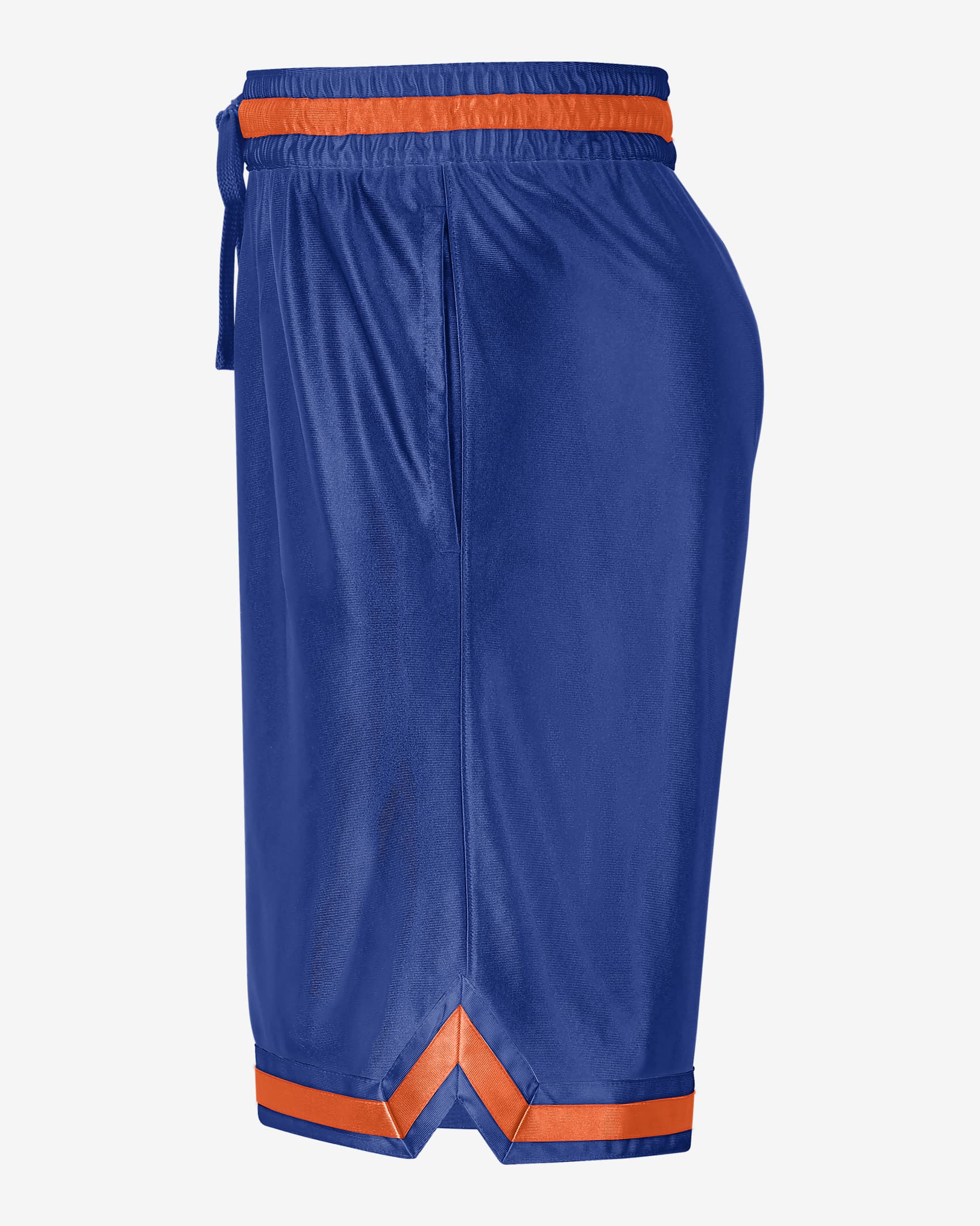 New York Knicks Courtside Men's Nike DriFIT NBA Graphic Shorts.