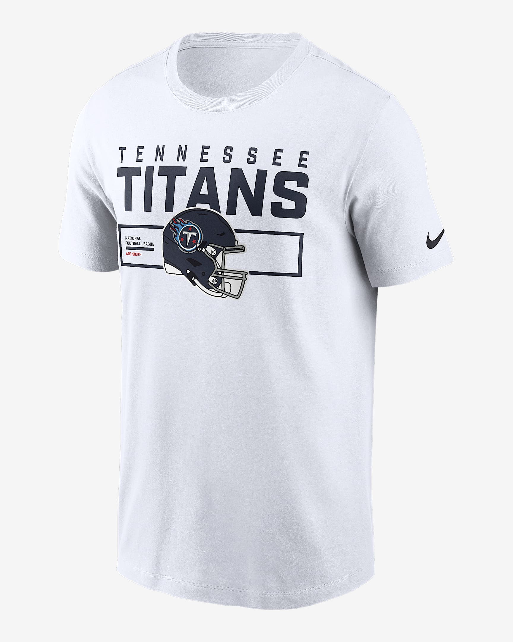 Tennessee Titans Helmet Essential Men's Nike NFL T-Shirt - White