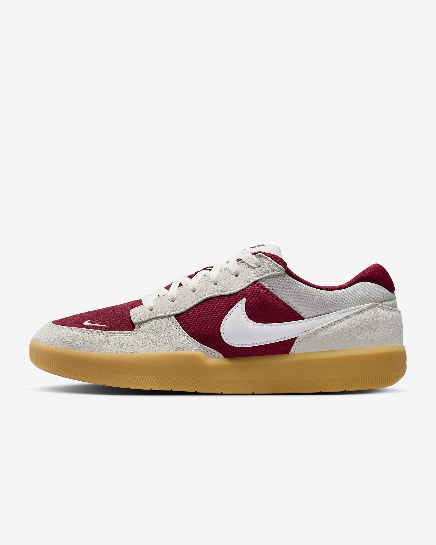 Nike SB Force 58 Skate Shoes - Team Red/Summit White/Gum Light Brown/White