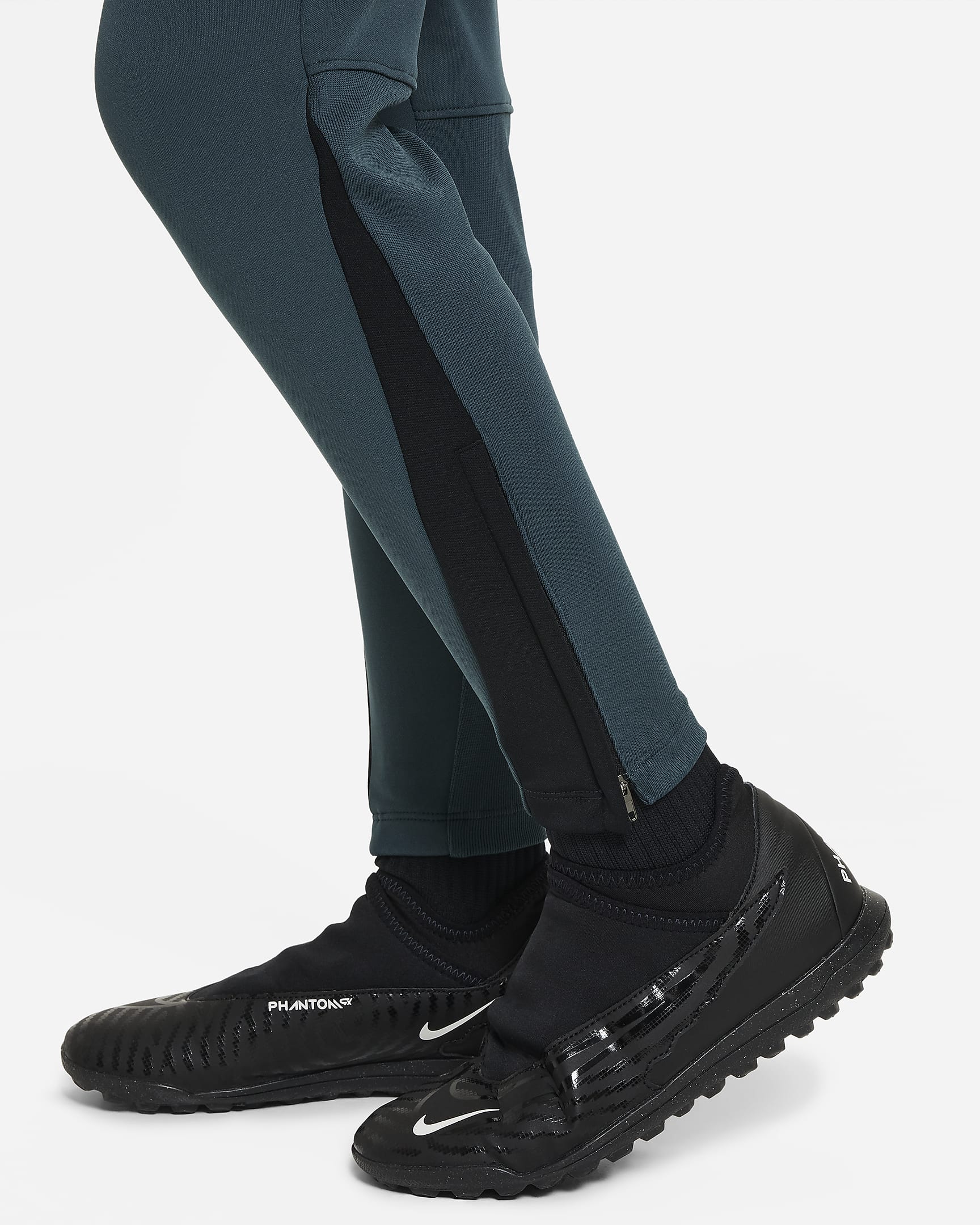 Pantalon de foot Nike Therma-FIT Academy pour ado - Deep Jungle/Noir