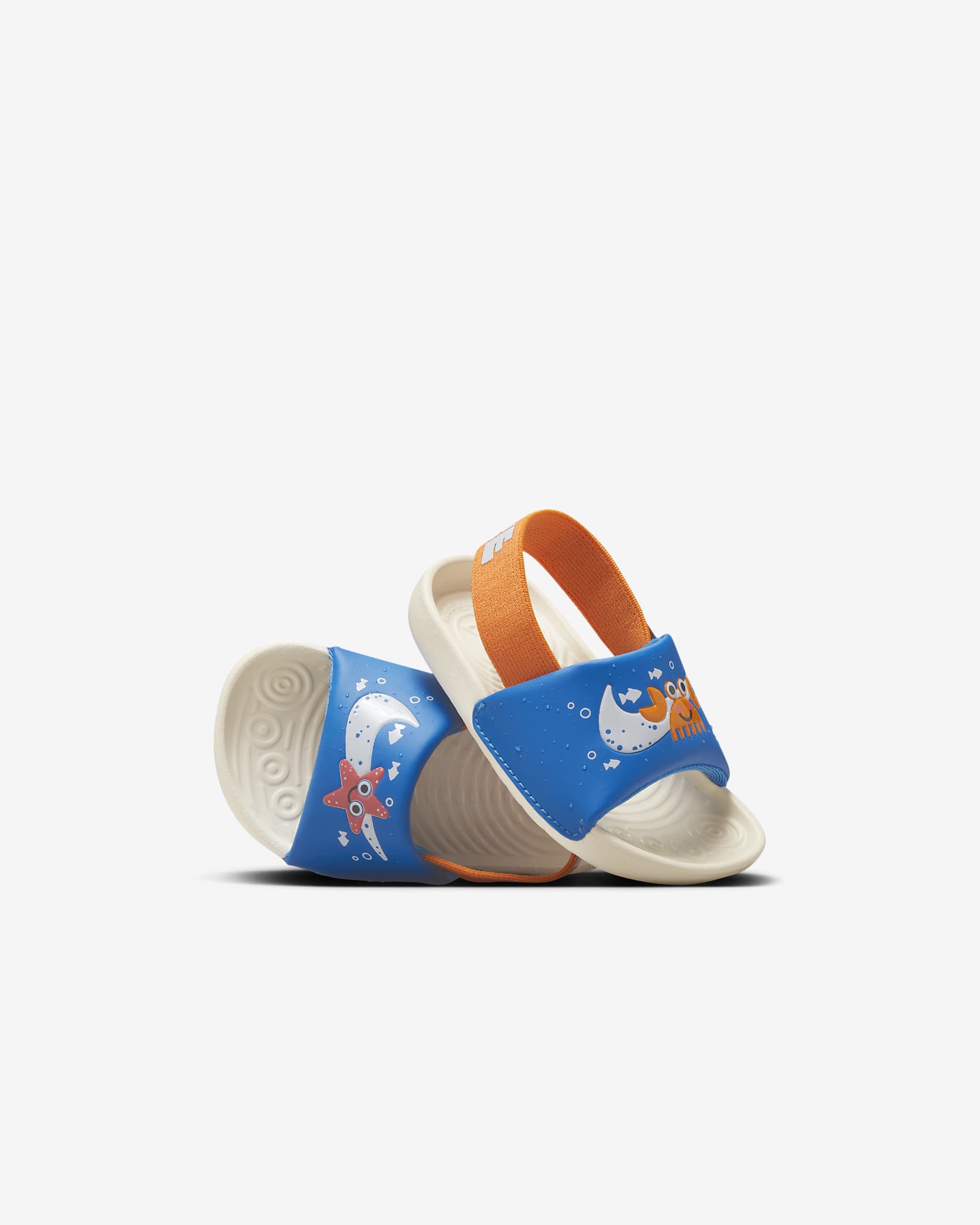 Nike Kawa SE Baby/Toddler Slides - Light Photo Blue/Coconut Milk/University Blue/White